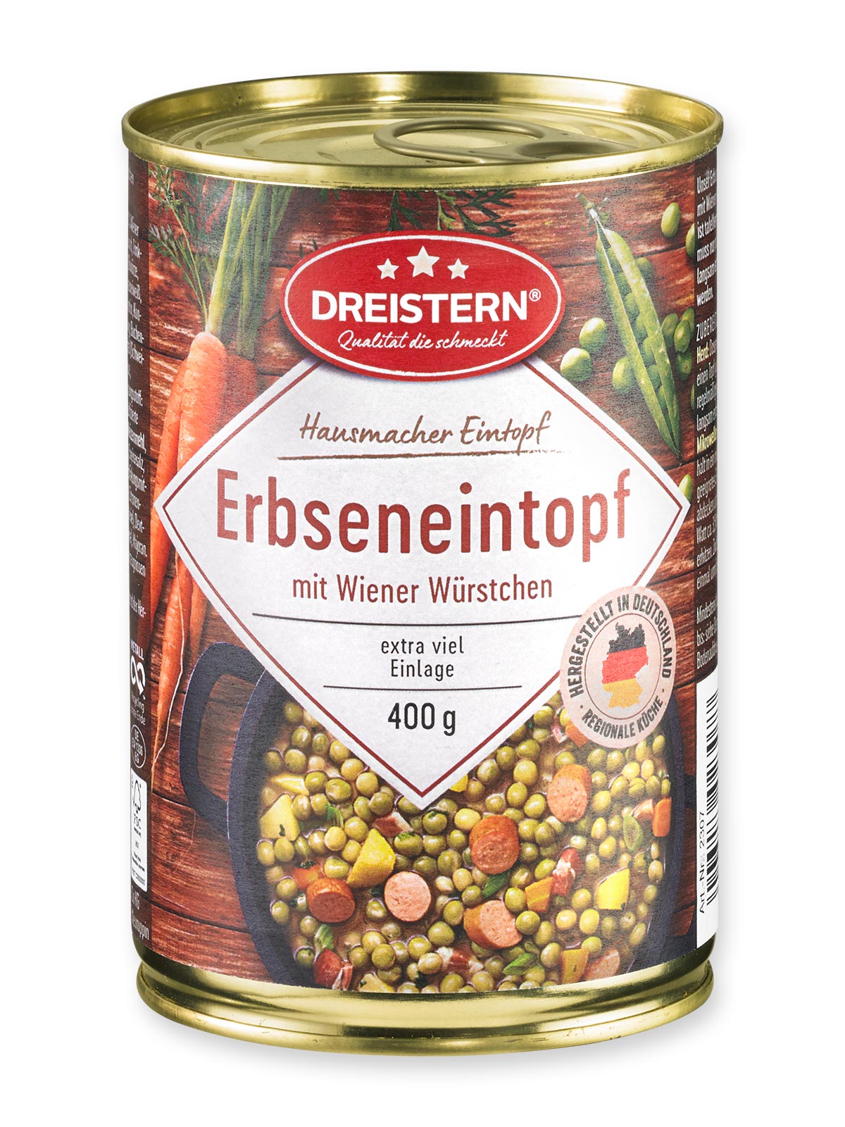 Erbseneintopf mit Würstchen