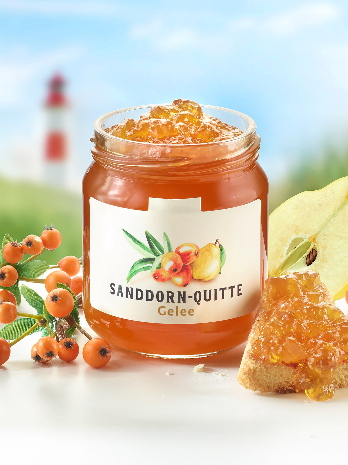 Sanddorn-Quitten-Gelee