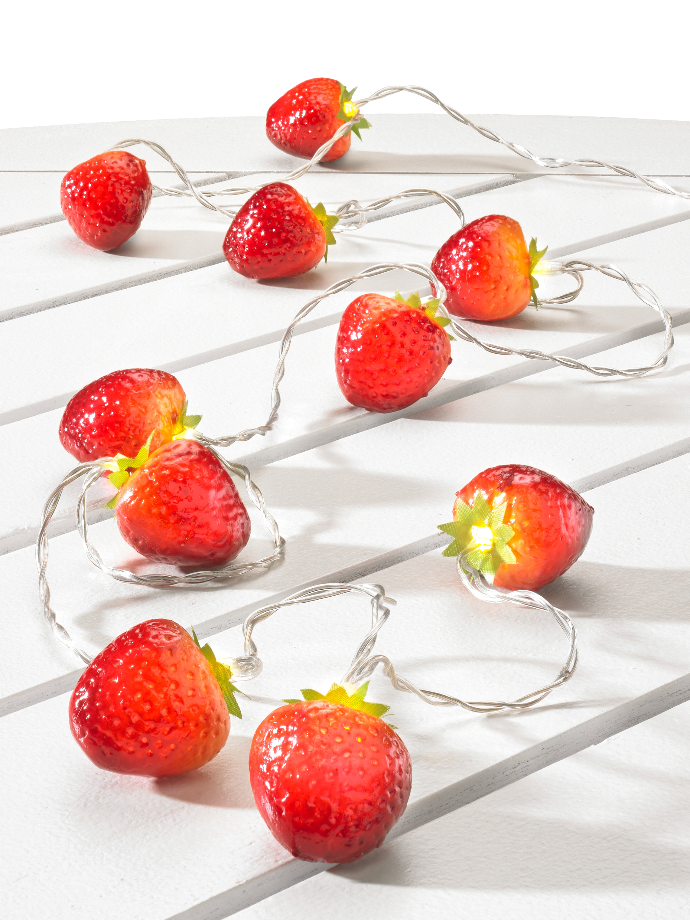 LED-Girlande „Erdbeere“