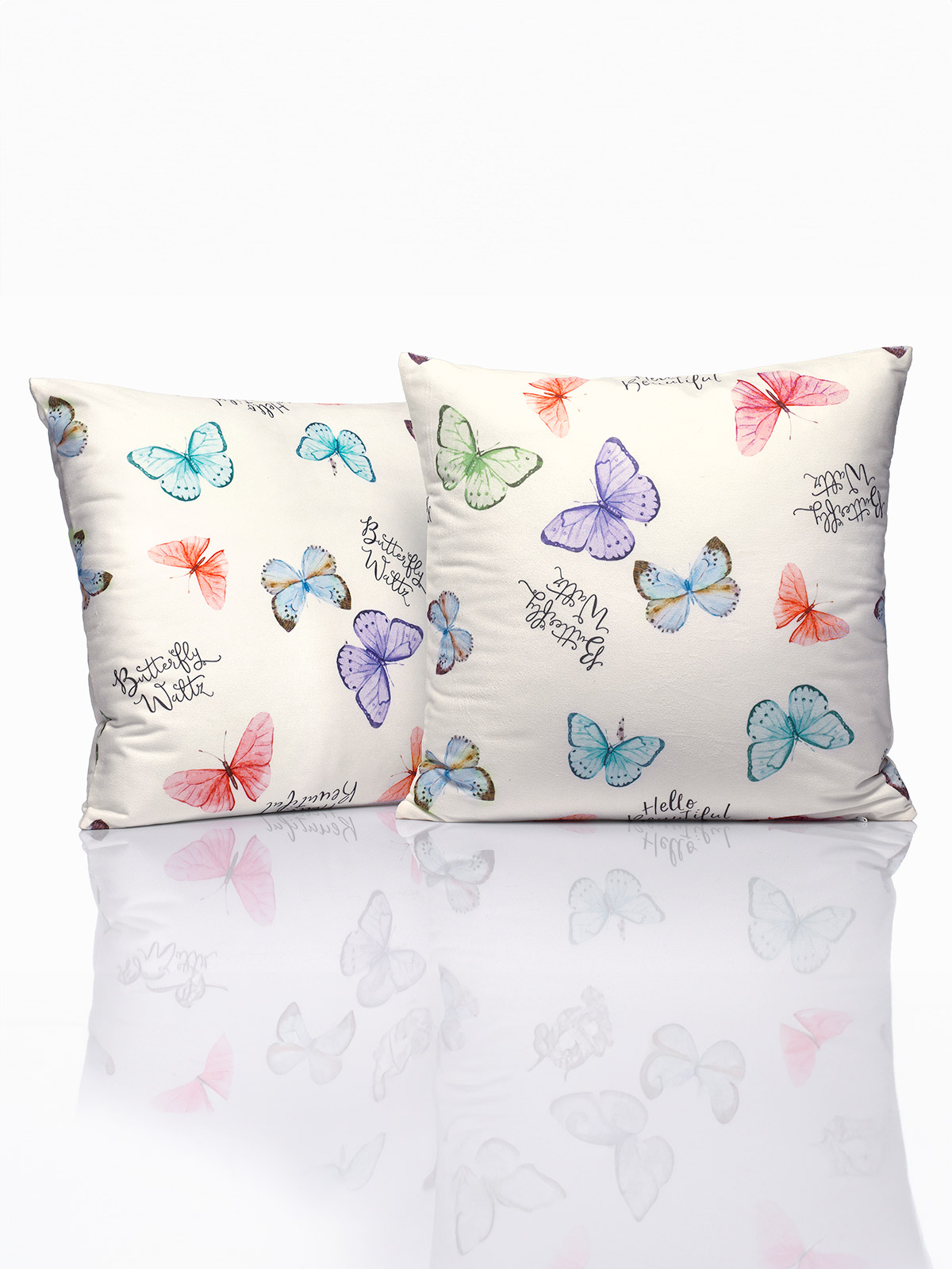 Kissenhüllen-Set „Schmetterlingswalzer“