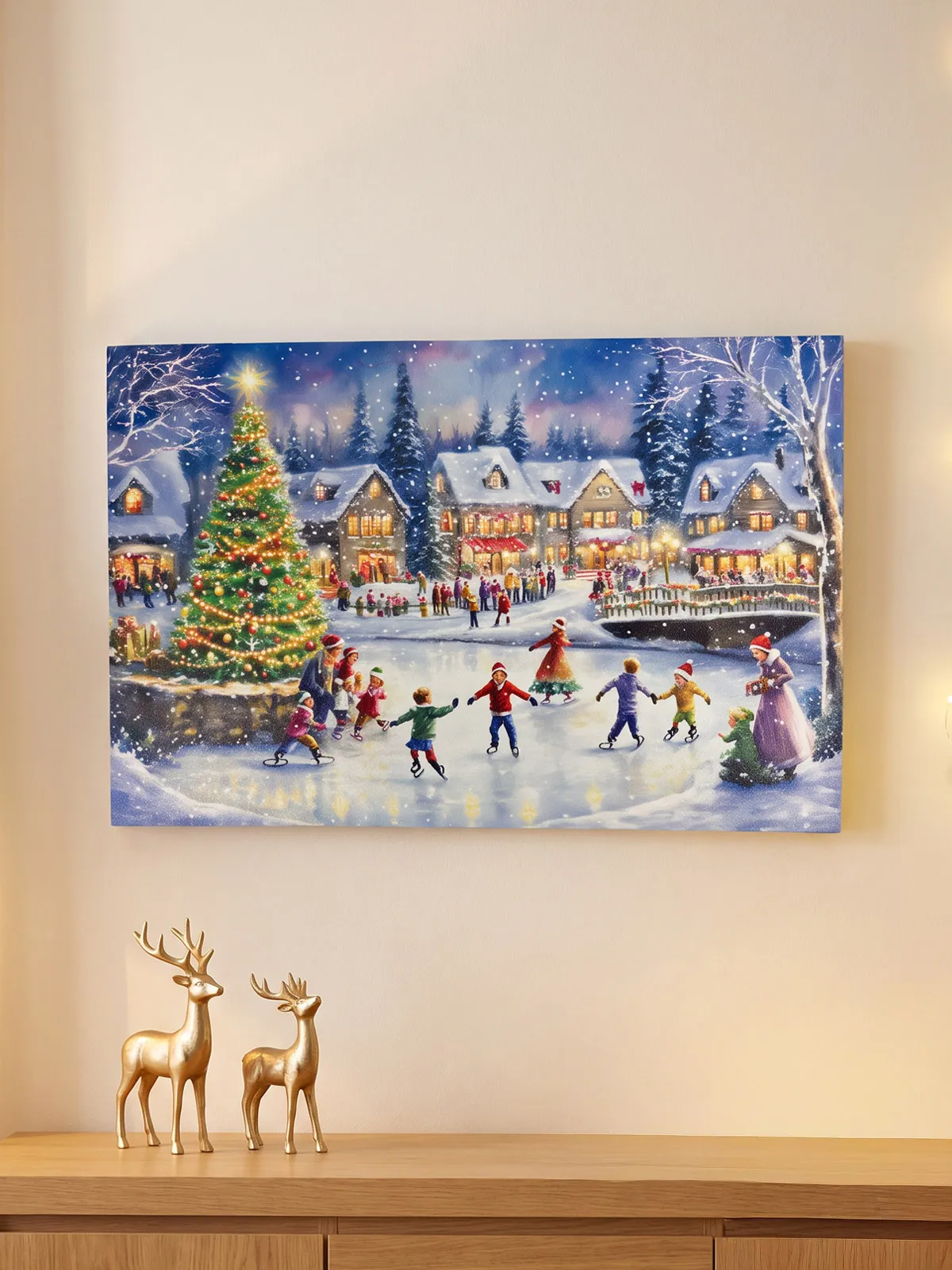 LED-Bild „Winterzauber“