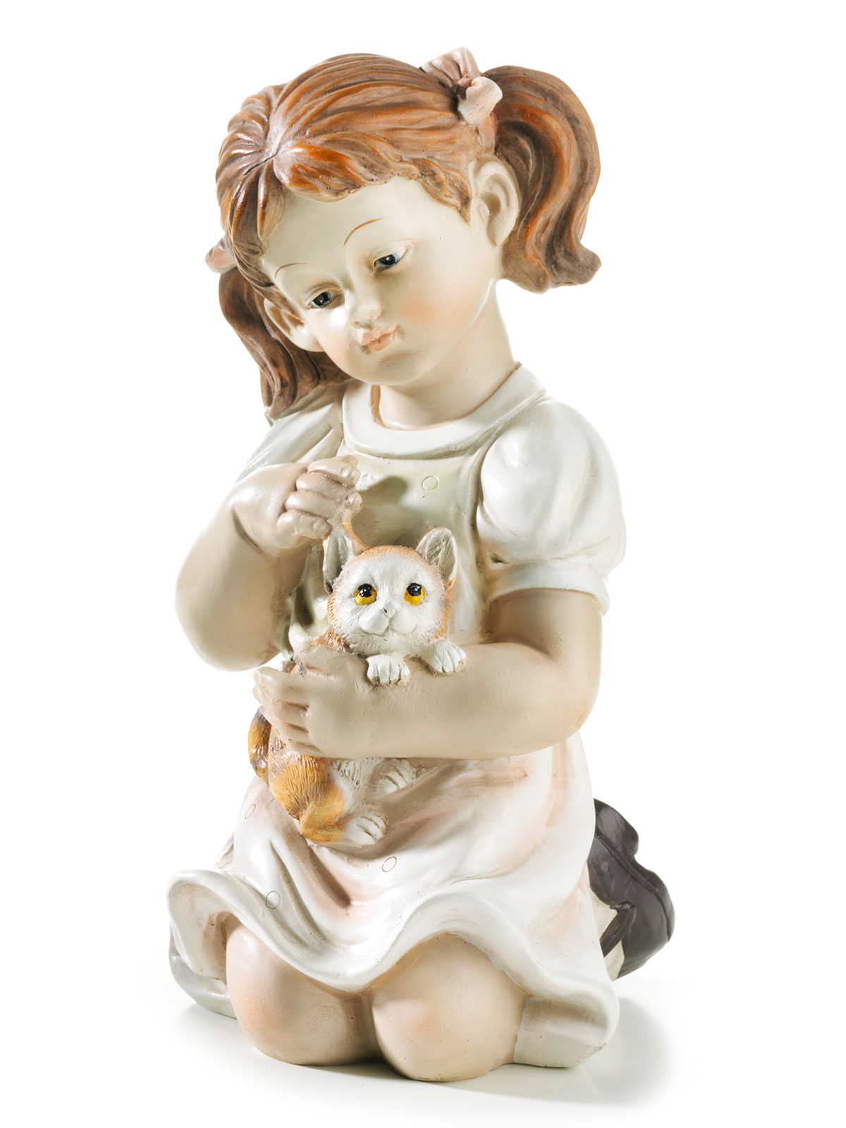 Mädchen mit Katze