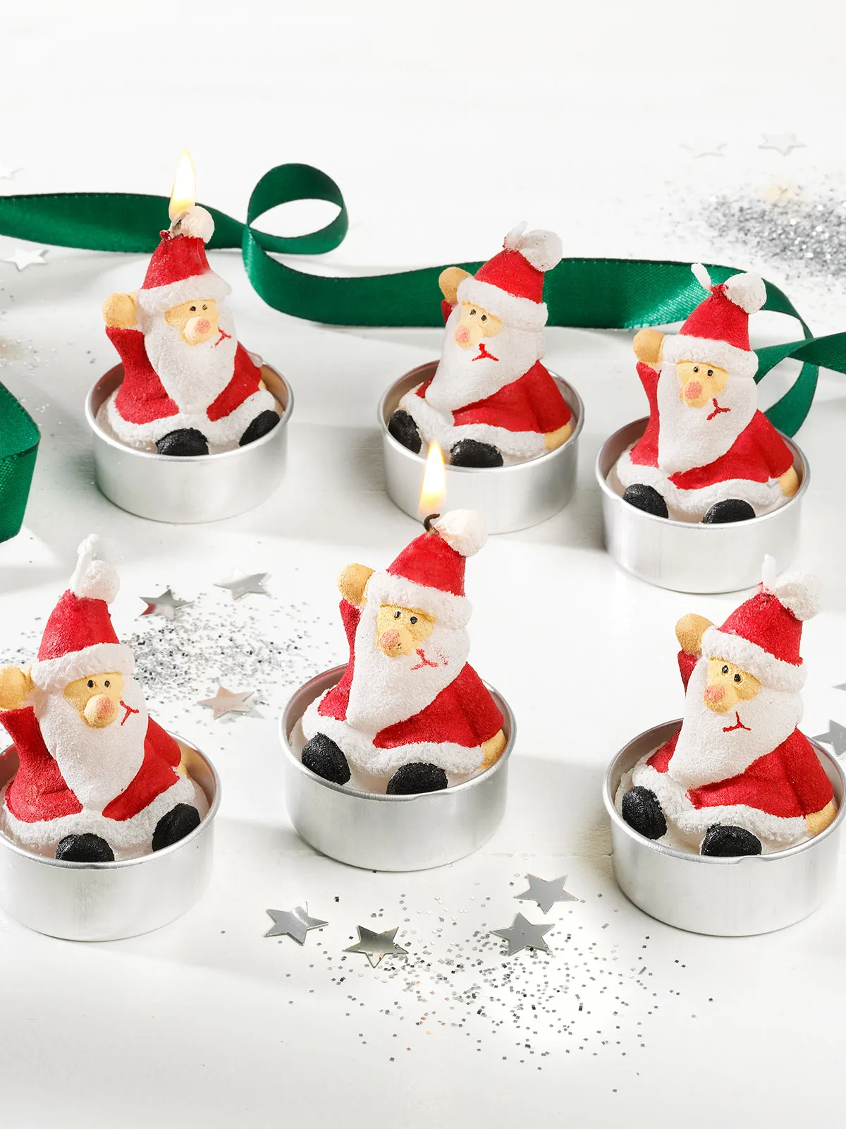 Teelichter „Santa“