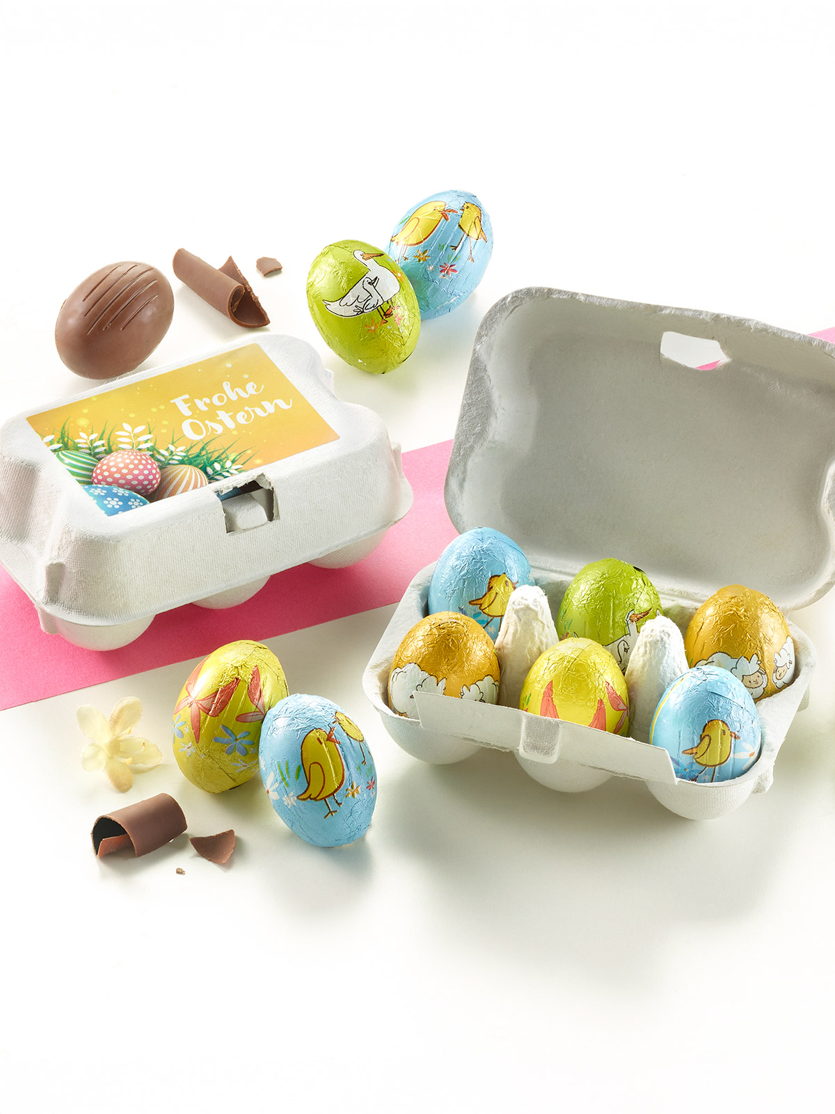 Duo Mini-Eier im Karton