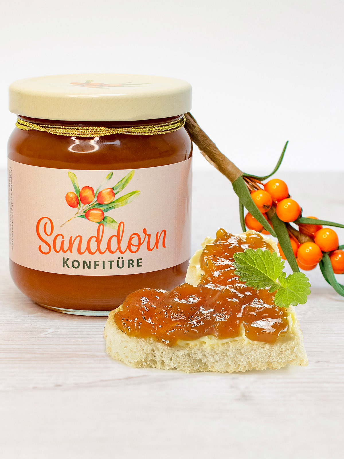 Sanddorn-Konfitüre, 250 g