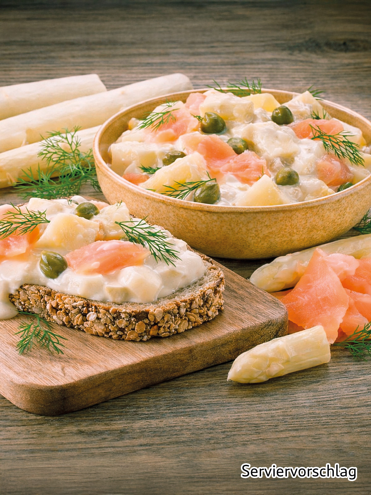 Lachs-Spargelsalat