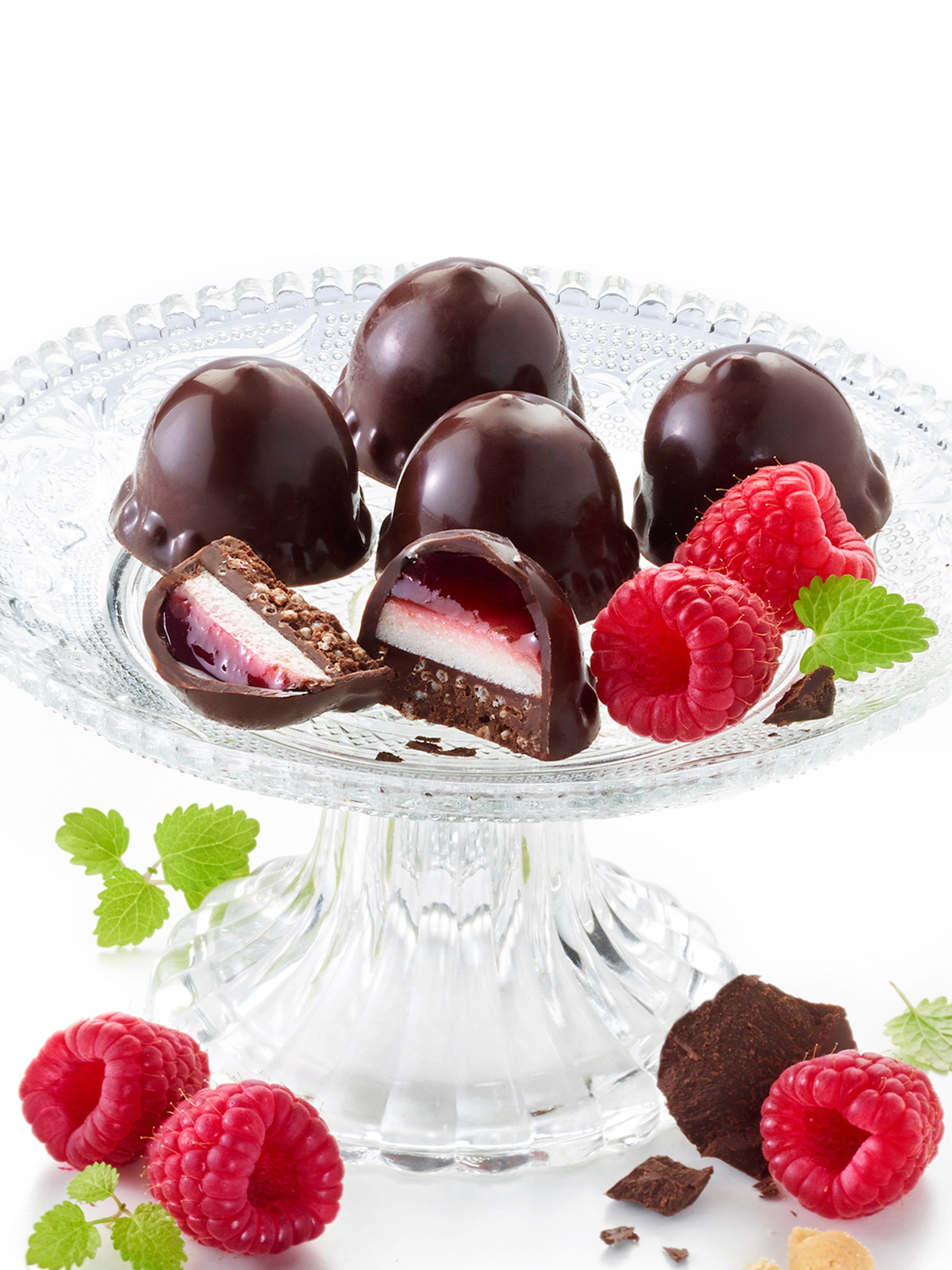 Himbeer-Zartbitter-Kuss