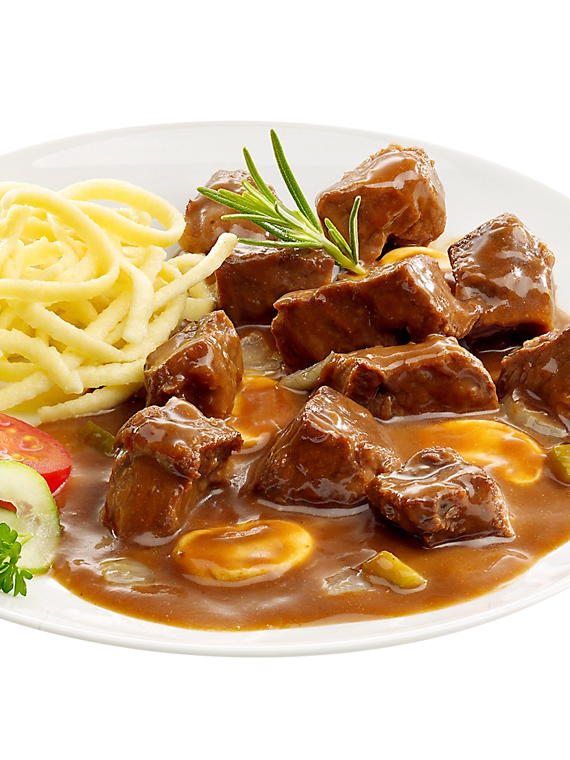 Gulasch „Stroganoff“