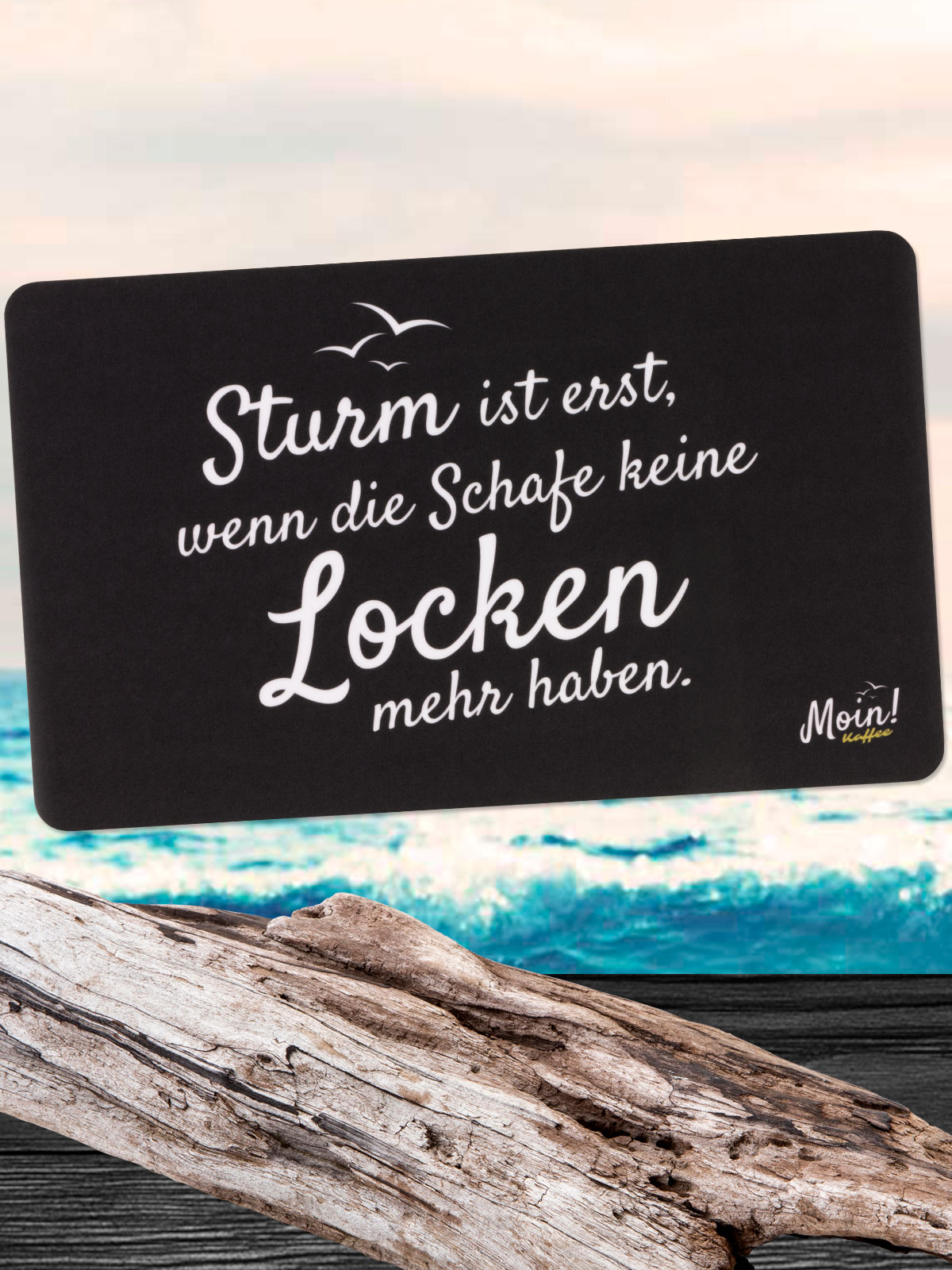 Moin! Frühstücksbrett „Sturm“