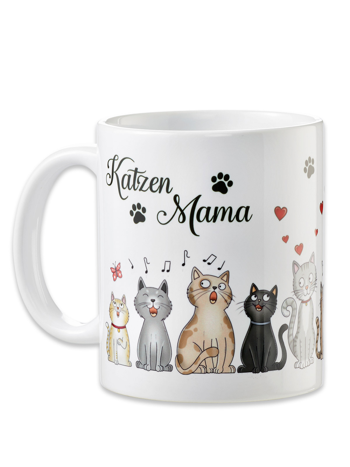 Becher „Katzen Mama“