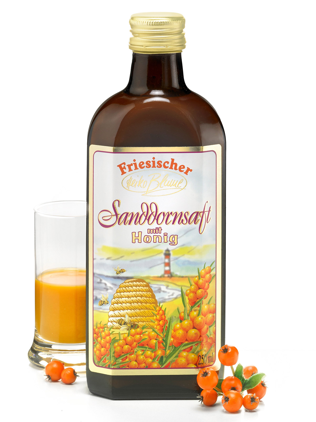 Sanddornsaft mit Honig