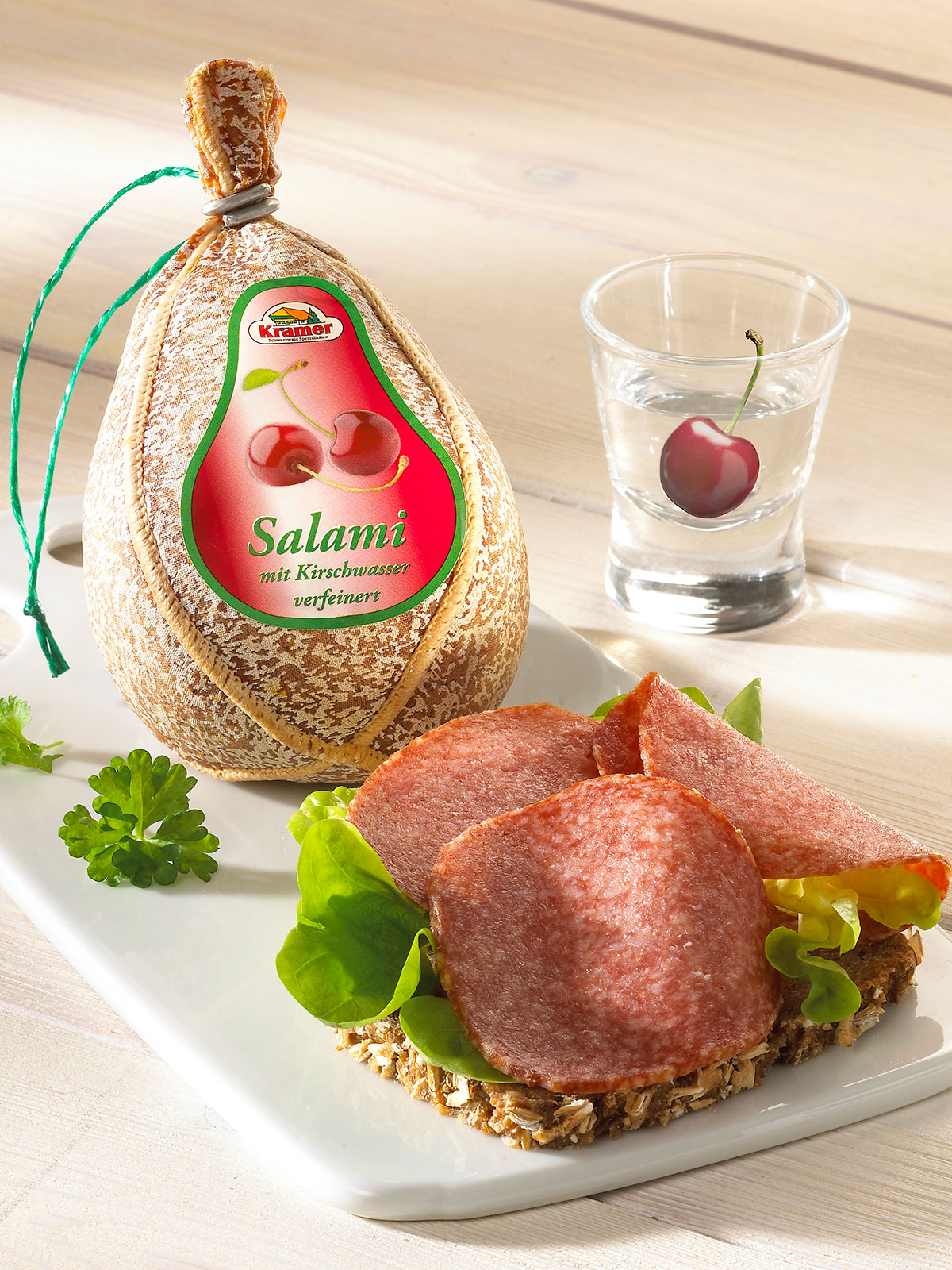 Kirschwasser-Salami