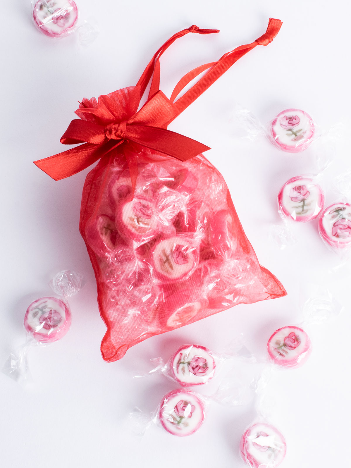 Bonbon-Tütchen „Rosenliebe“