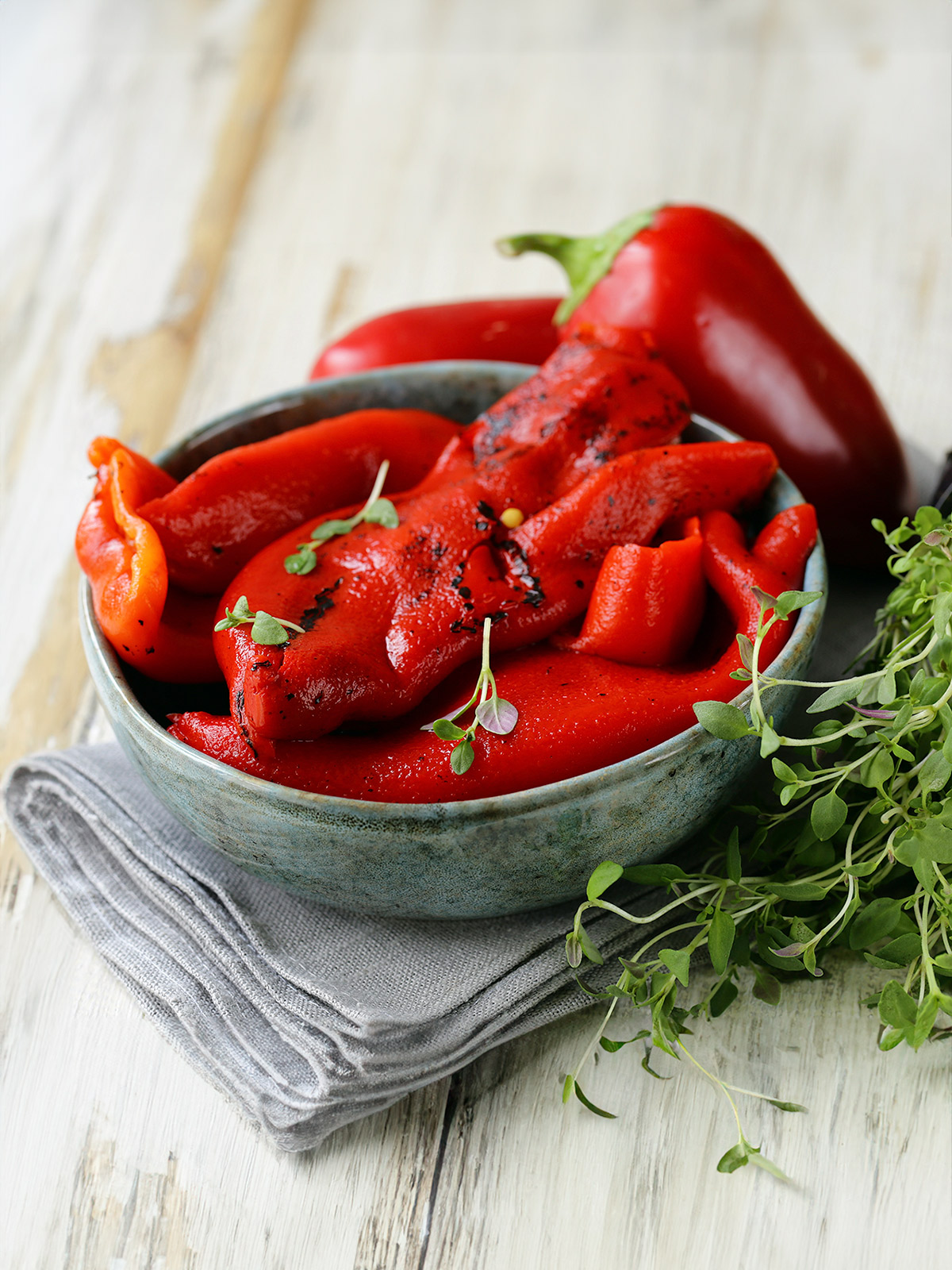 Gebratene Paprika „Piquillo“