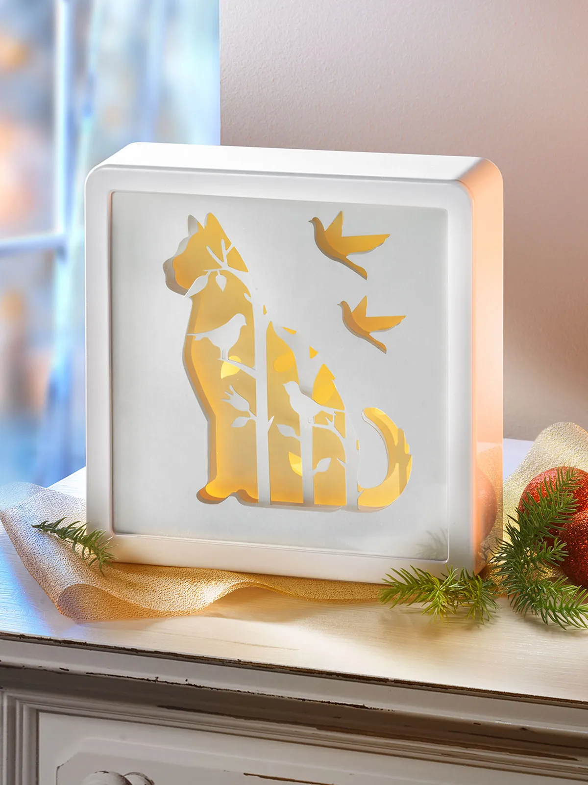 LED Bild „Katze“