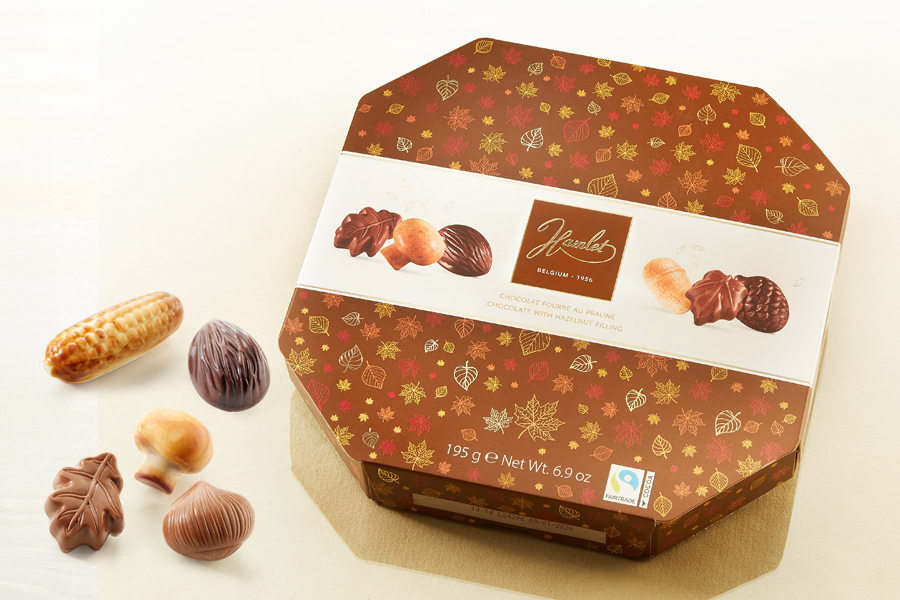 Pralinenschachtel mit edlen belgischen Schokoladen