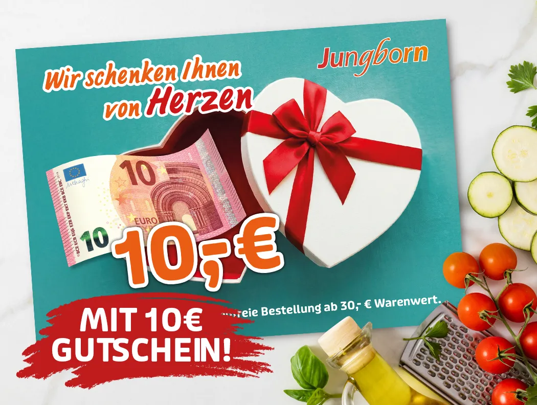 Jungborn-Gutschein über 10 Euro für Bestellungen ab 30 Euro