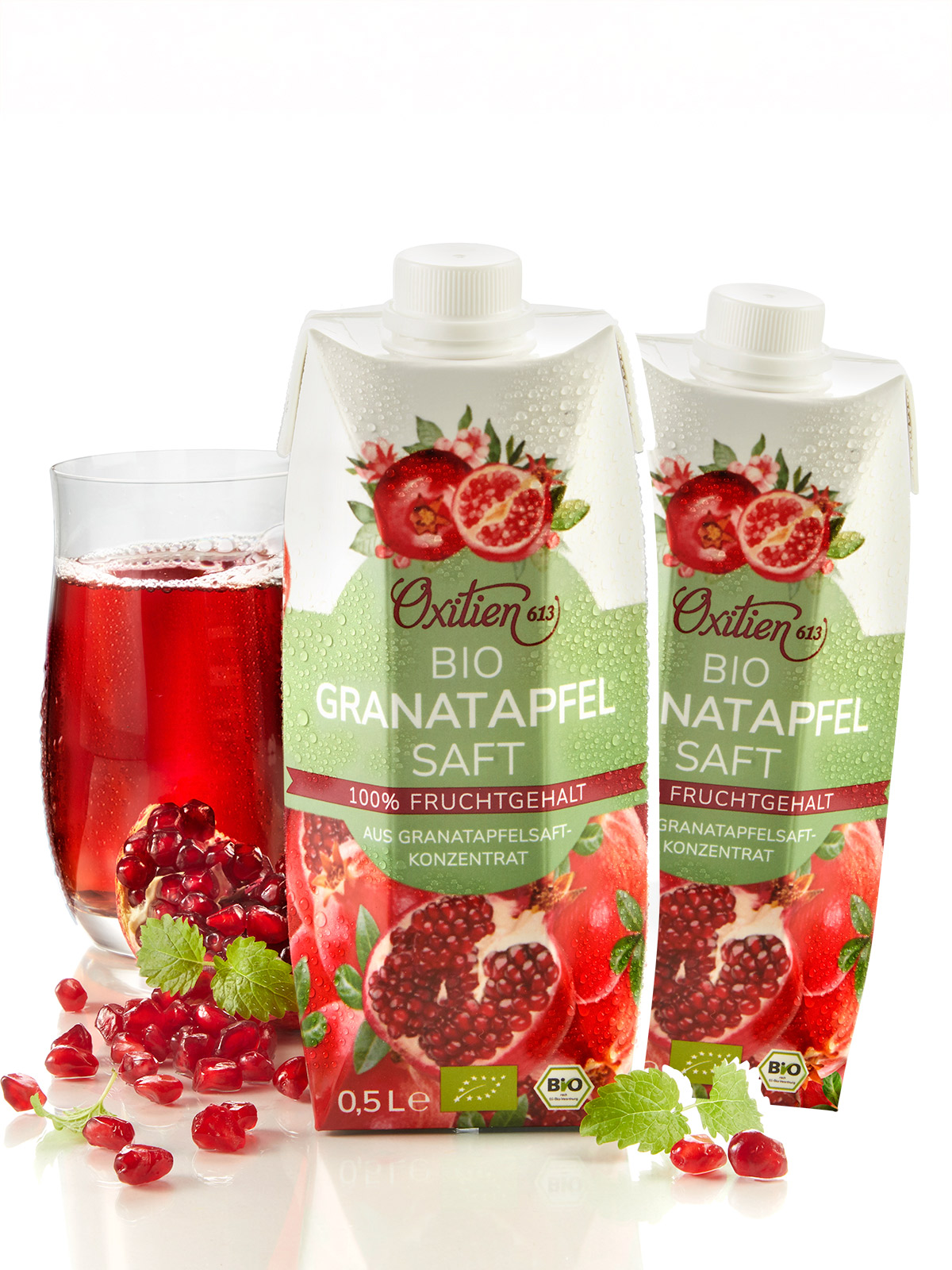 Granatapfel Saft-Duo