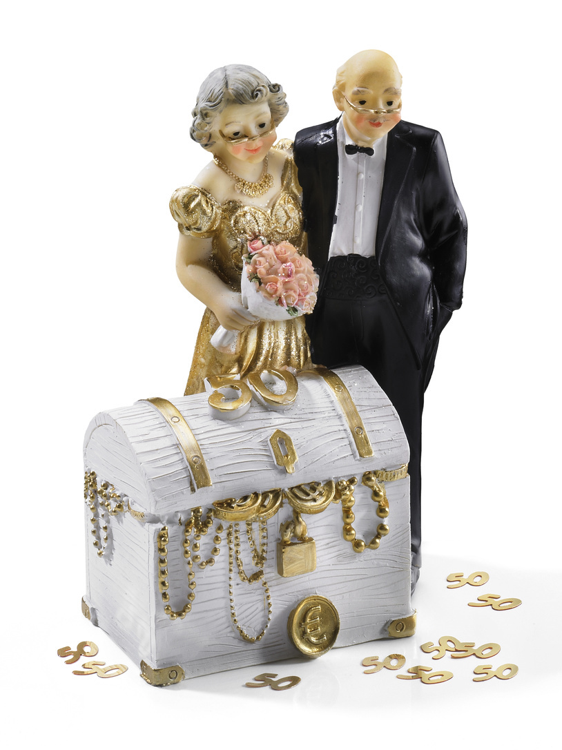 Spardose "Goldpaar"