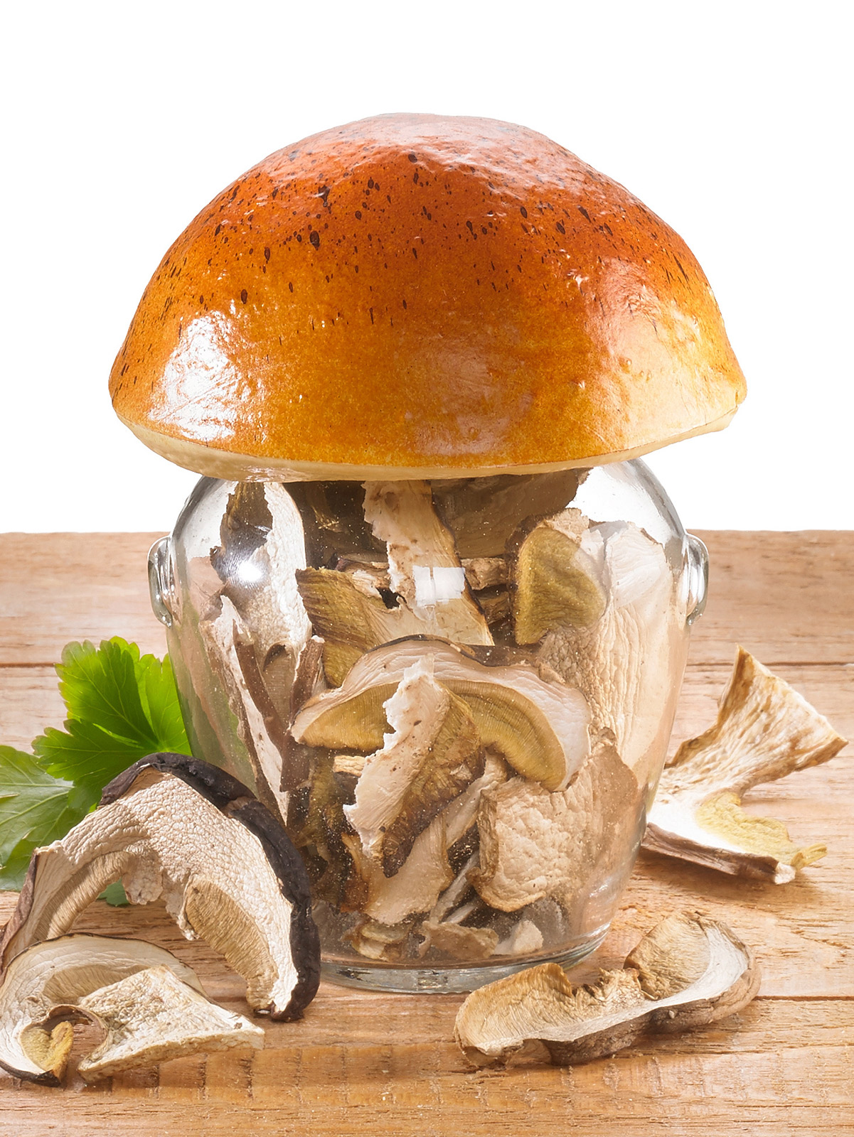 Getrocknete Steinpilze