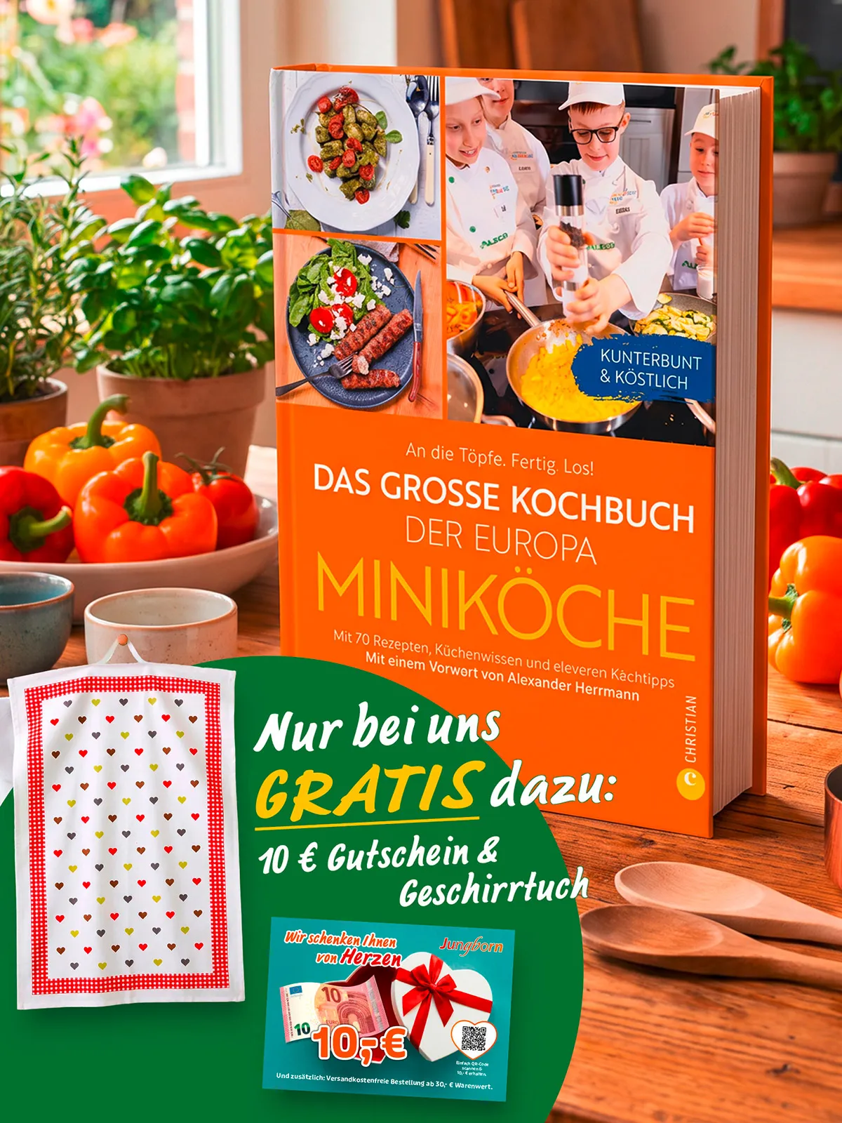 Kochbuch „An die Töpfe, fertig, los!“