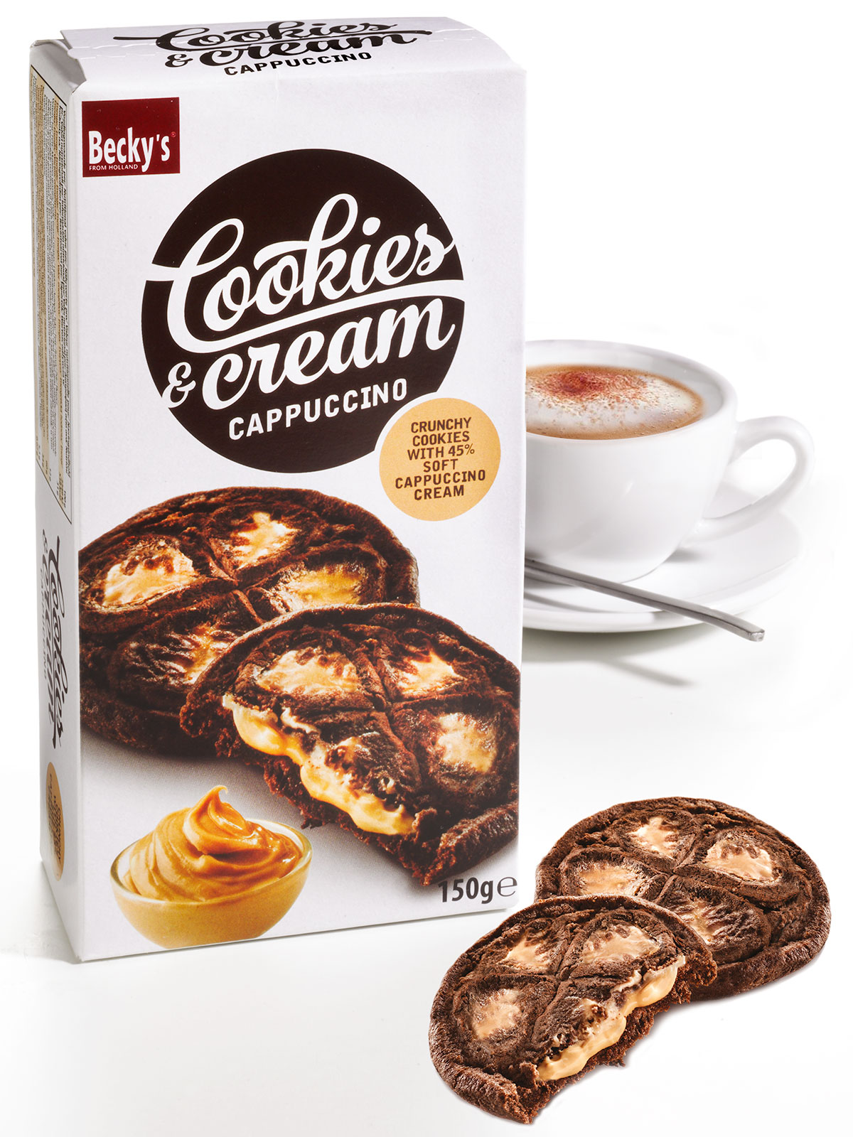 Gefüllte Cookies „Cappuccino“
