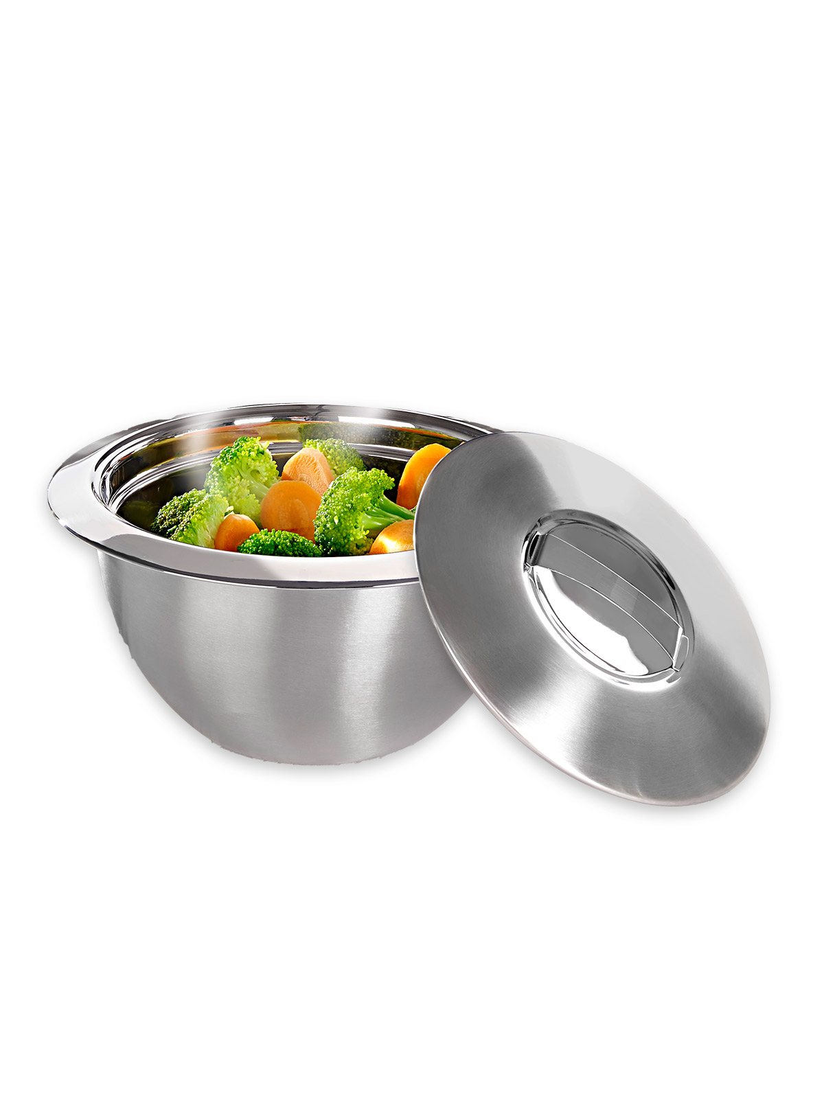 Edelstahl-Thermoschüssel mit Deckel Edelstahl-Thermoschüssel mit Deckel