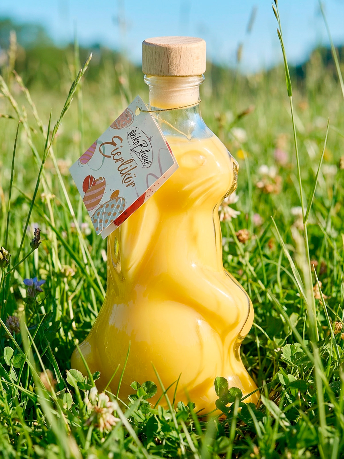 Hasenflasche mit Eierlikör
