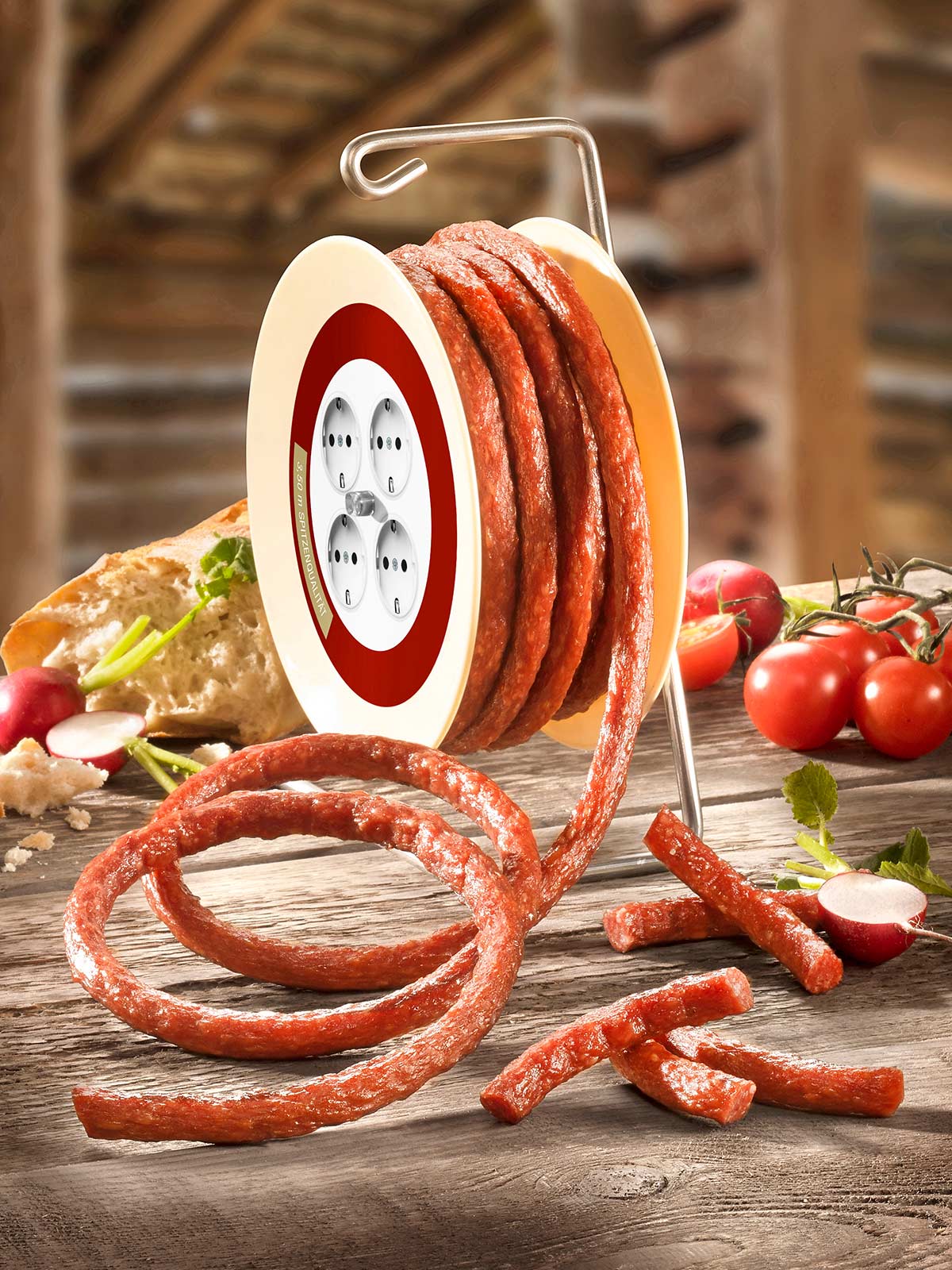 Die Wurst-Kabeltrommel