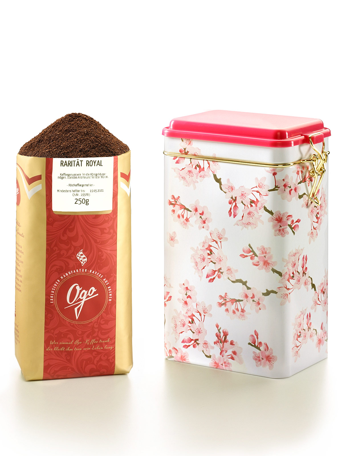 Ogo-Präsent-Kaffeedose „Kirschblüte“