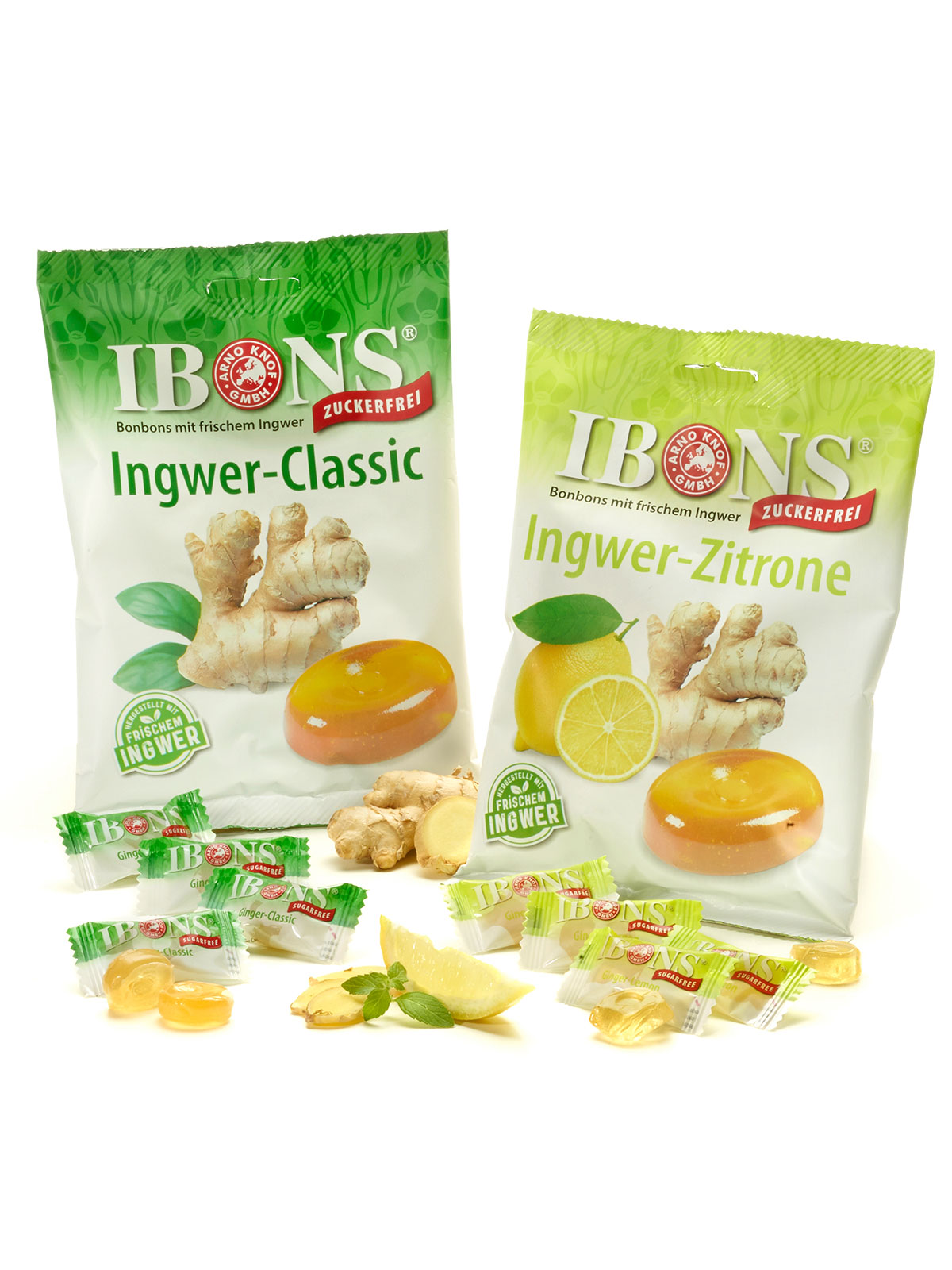 Ingwer-Bonbon-Duo