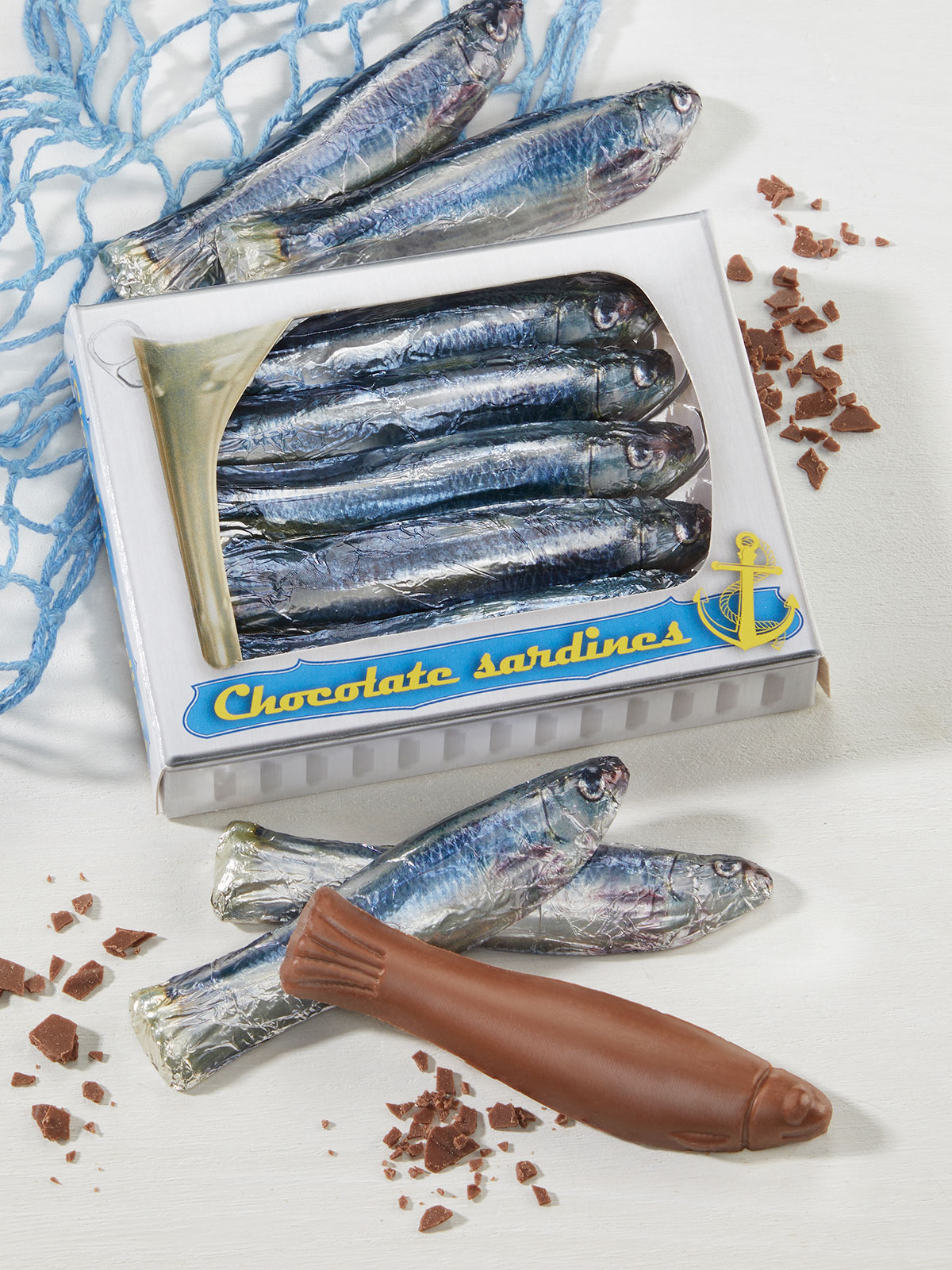 Schoko-Sardinen