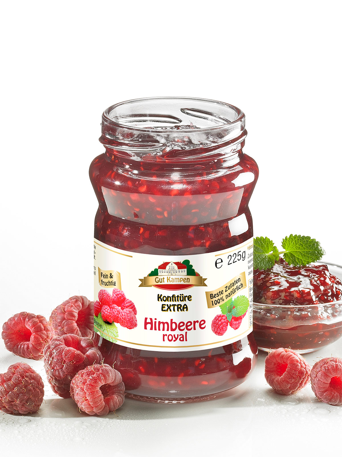 Himbeere royal, Bio Konfitüre Extra