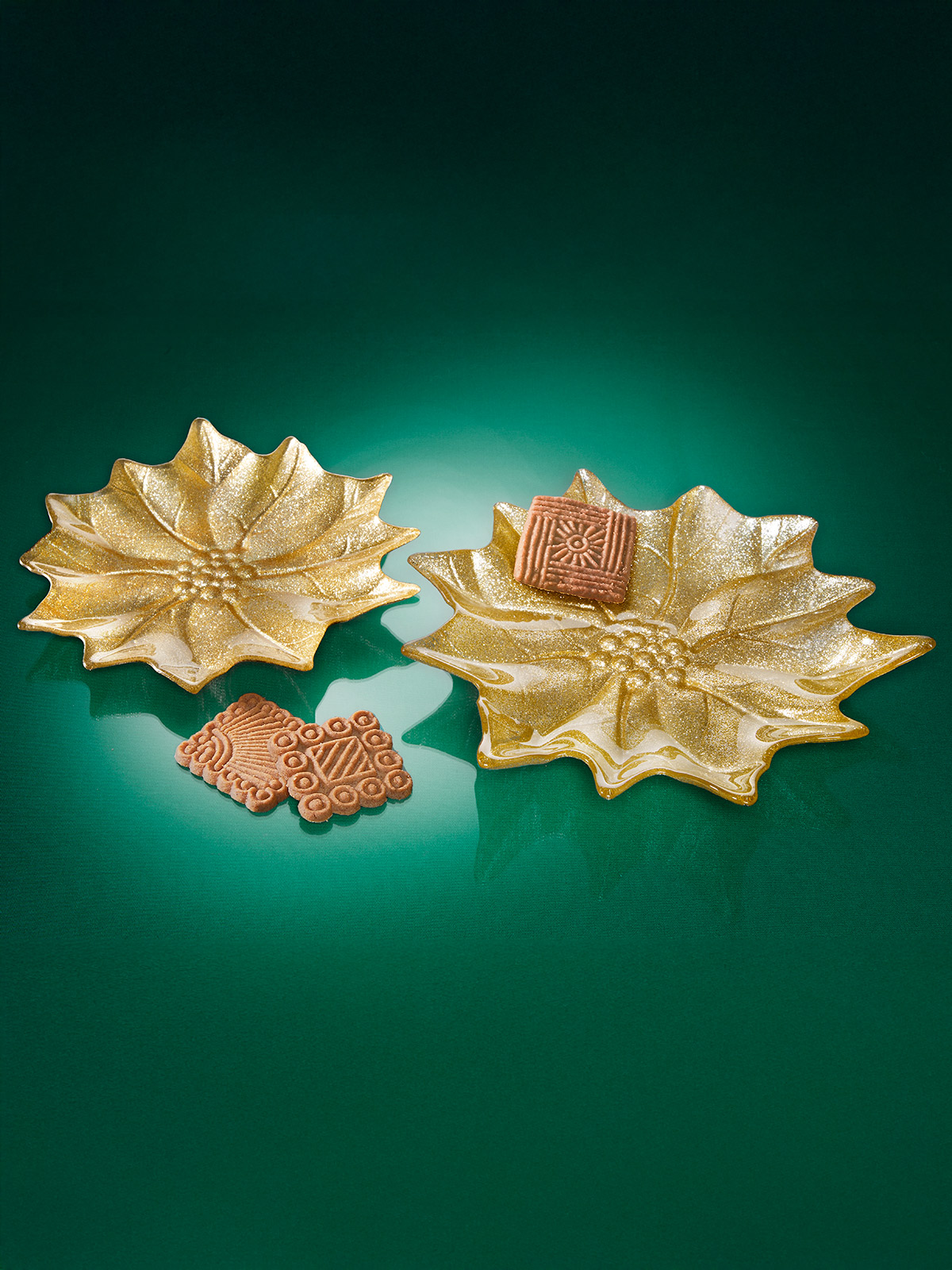Glasteller-Duo „Goldstern“