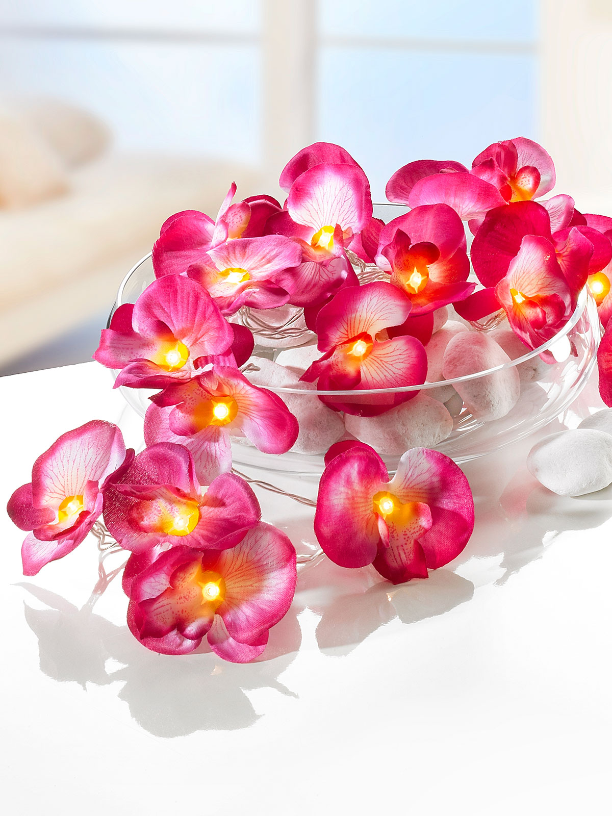 LED-Lichterkette „Orchideentraum“
