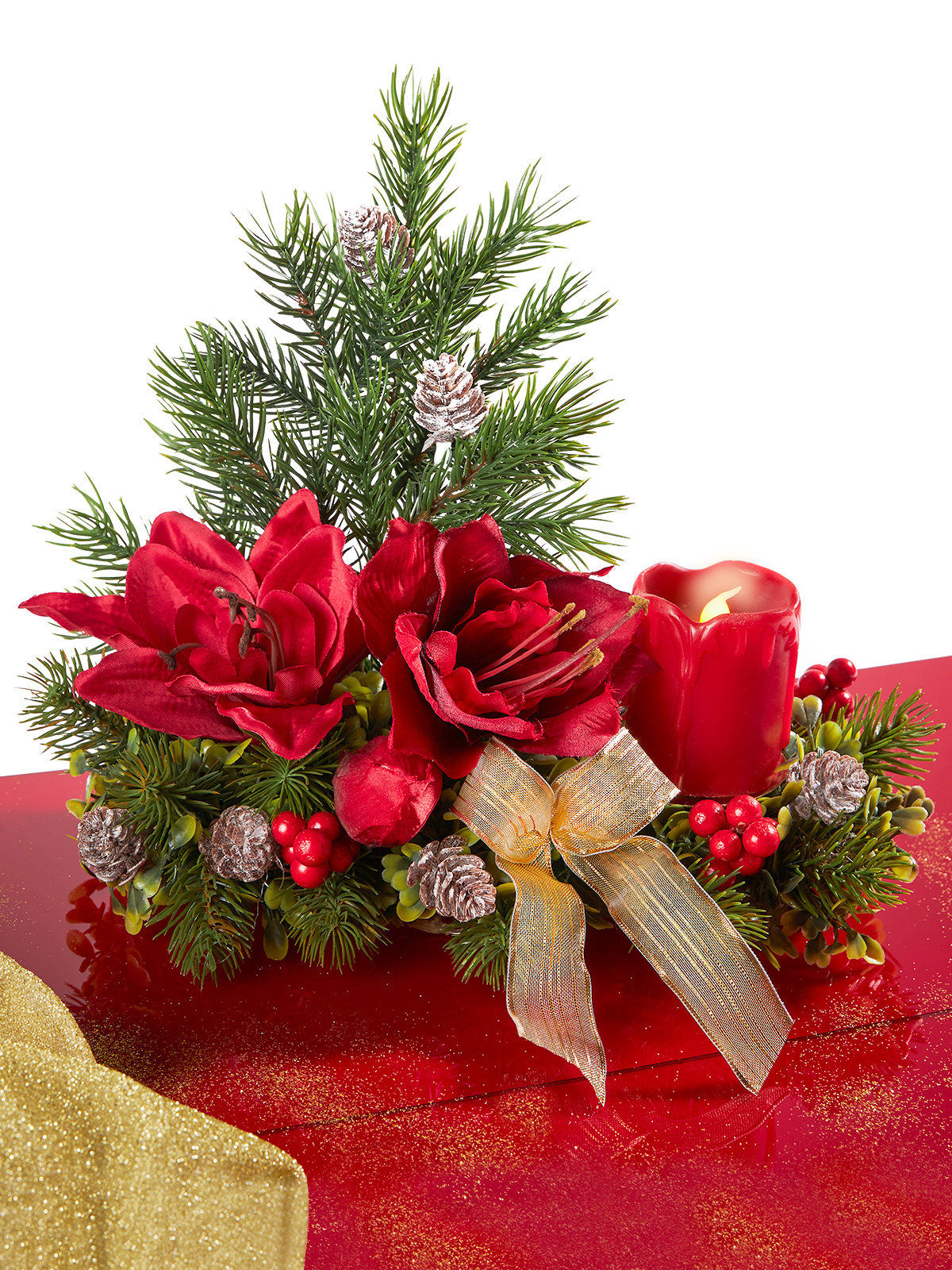 LED-Tischgesteck „Amaryllis“