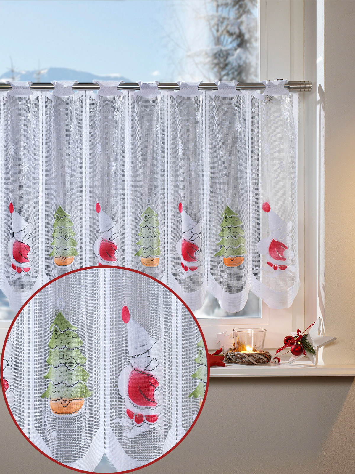 Weihnachtsgardine „Finja“