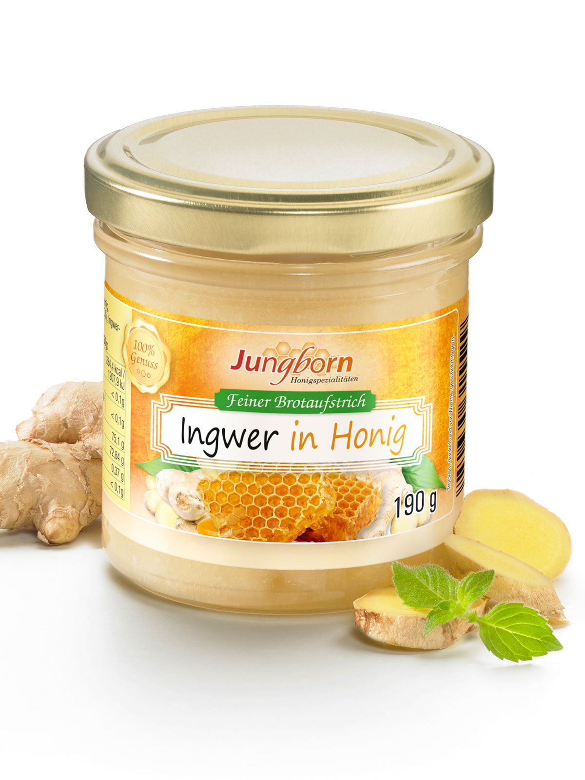 Brotaufstrich „Ingwer in Honig“ Brotaufstrich „Ingwer in Honig“