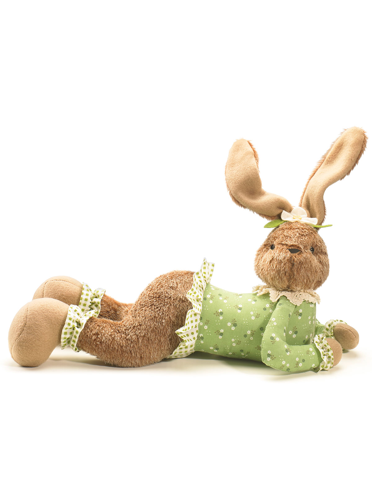 Liegende Häsin „Evi“