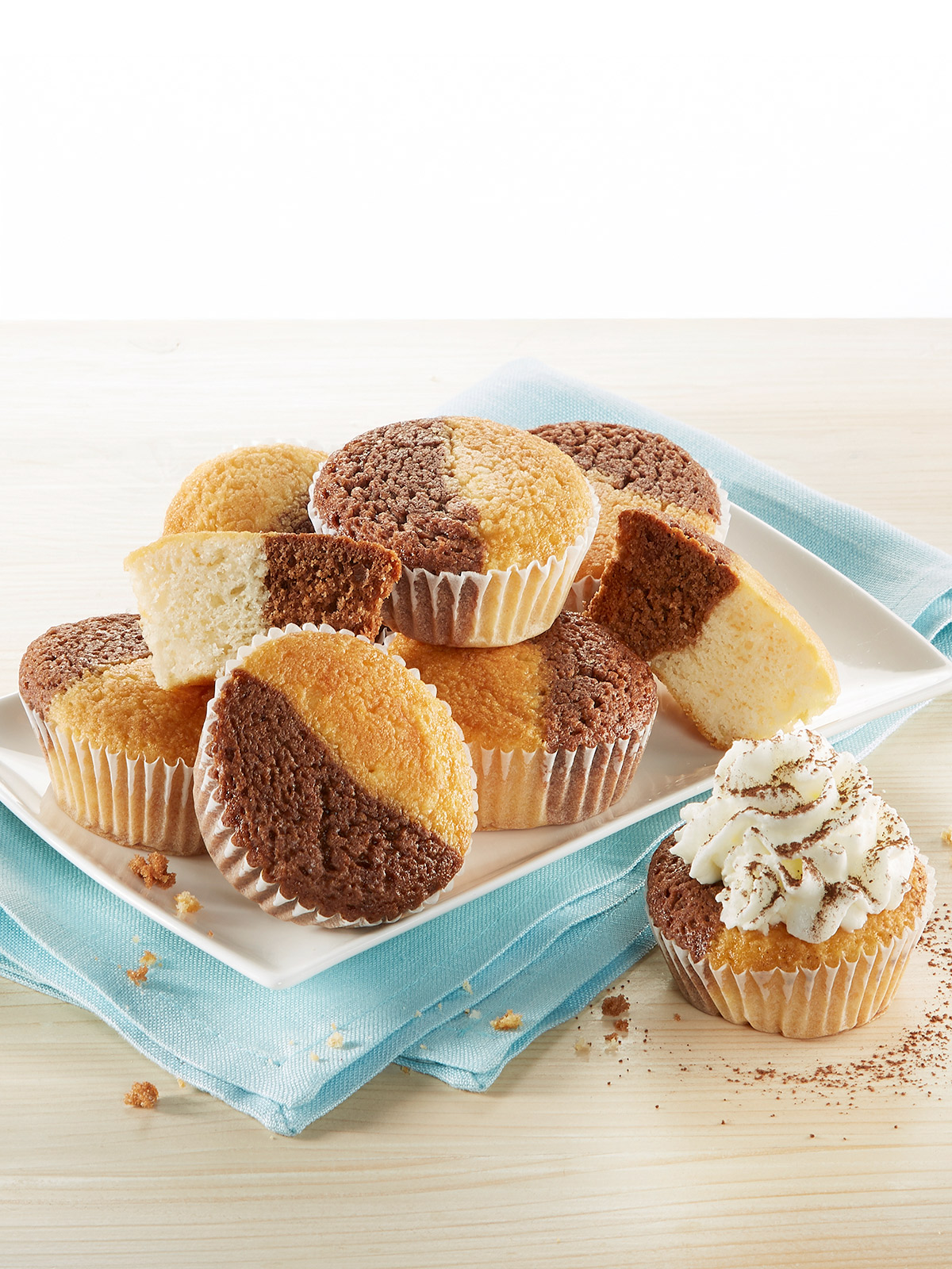 Muffin-Duo „Marmor“