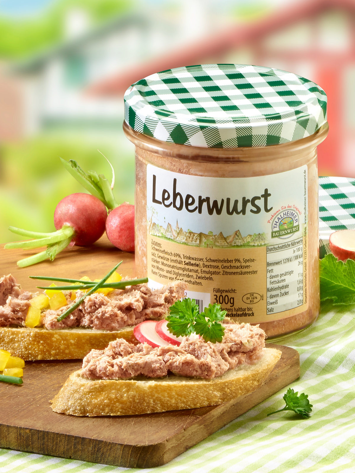 Fränkische Leberwurst im Glas