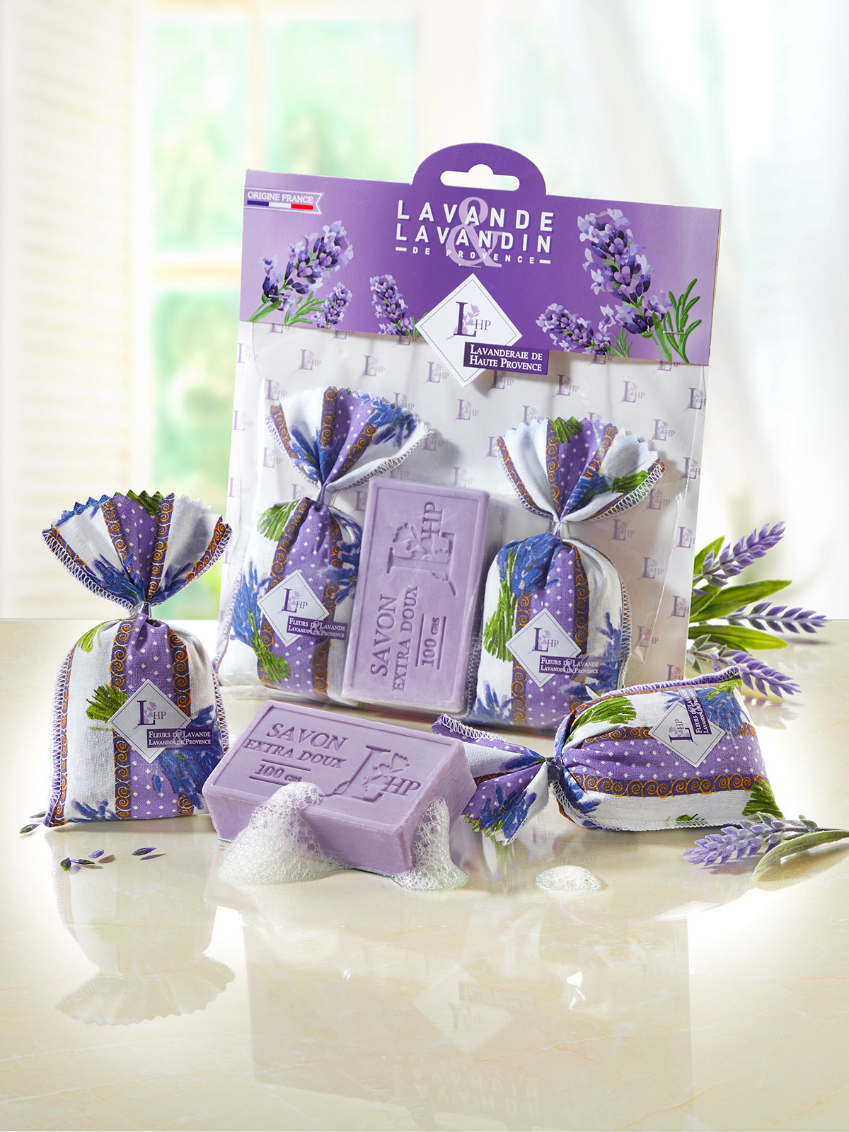Seife & Säckchen „Lavendel“