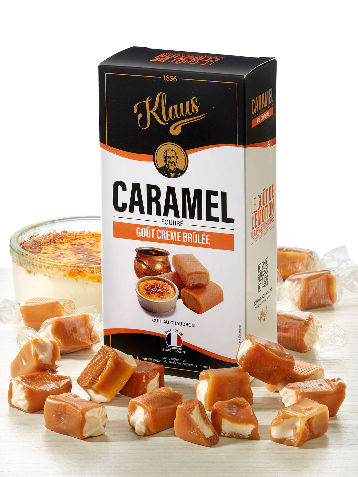 Karamell-Bonbons „Crème Brûlée“