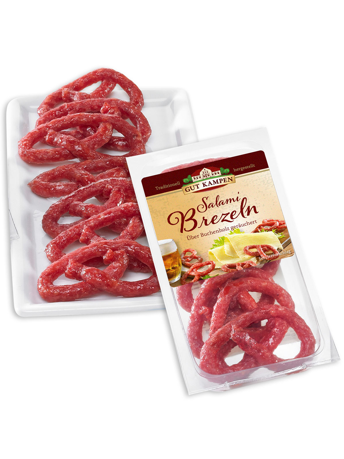 Salami-Brezeln