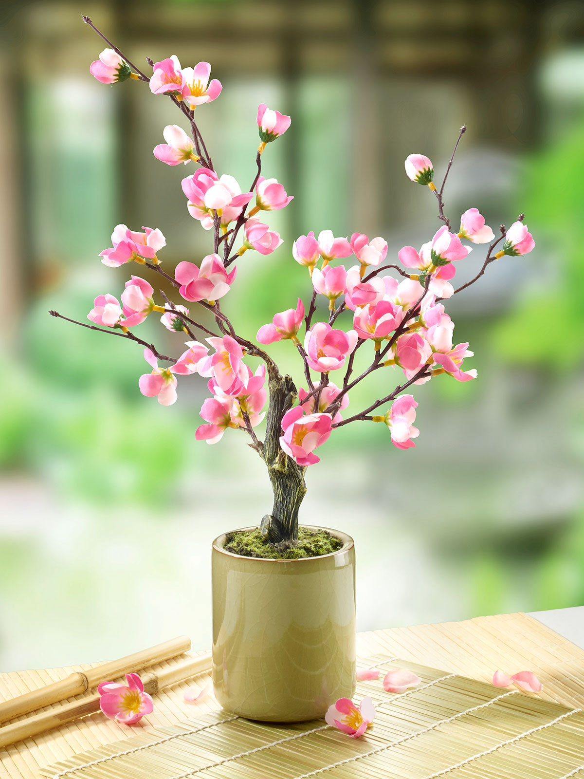 Kirschbonsai-Arrangement