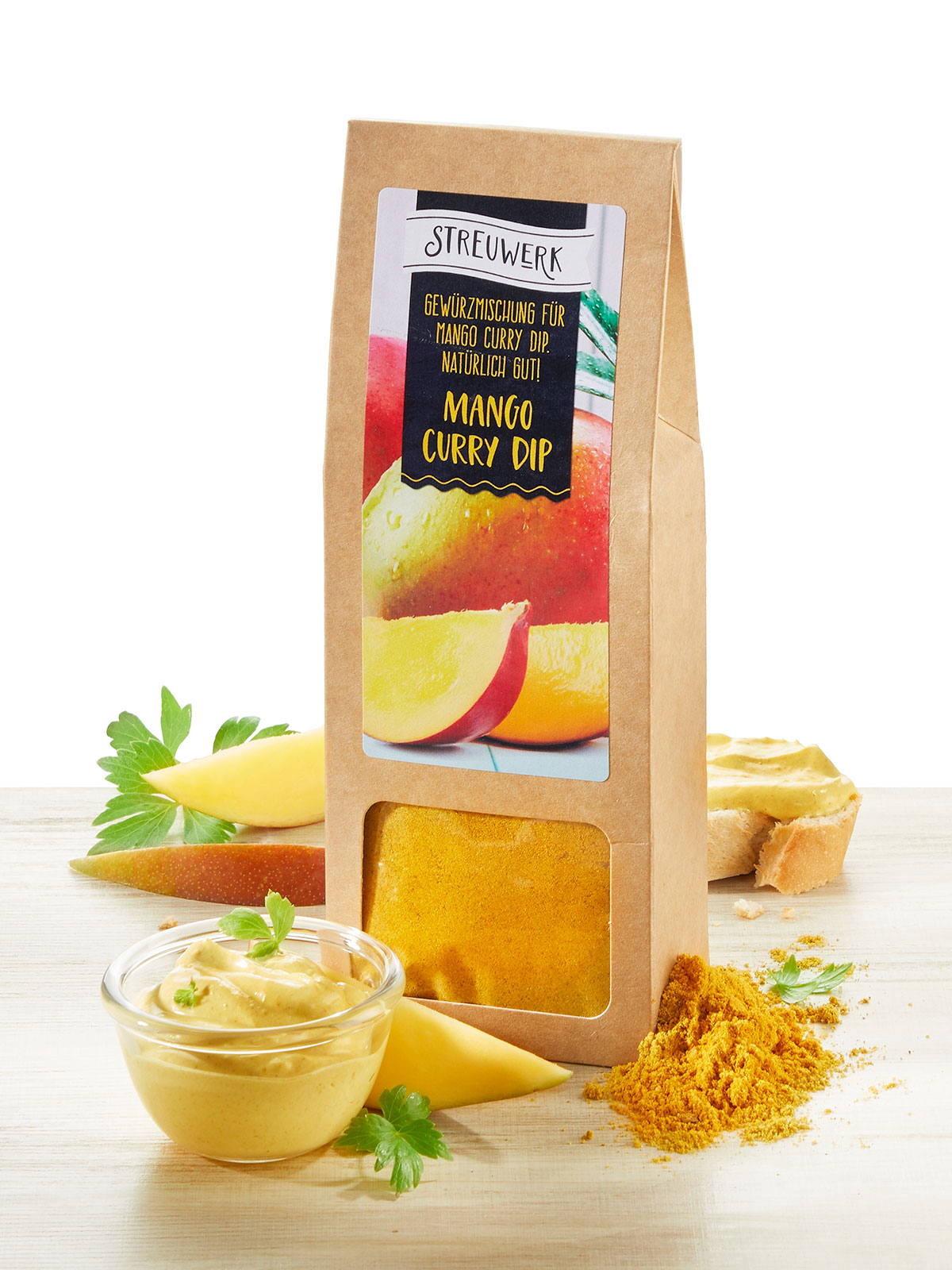 Mango Curry-Dip
