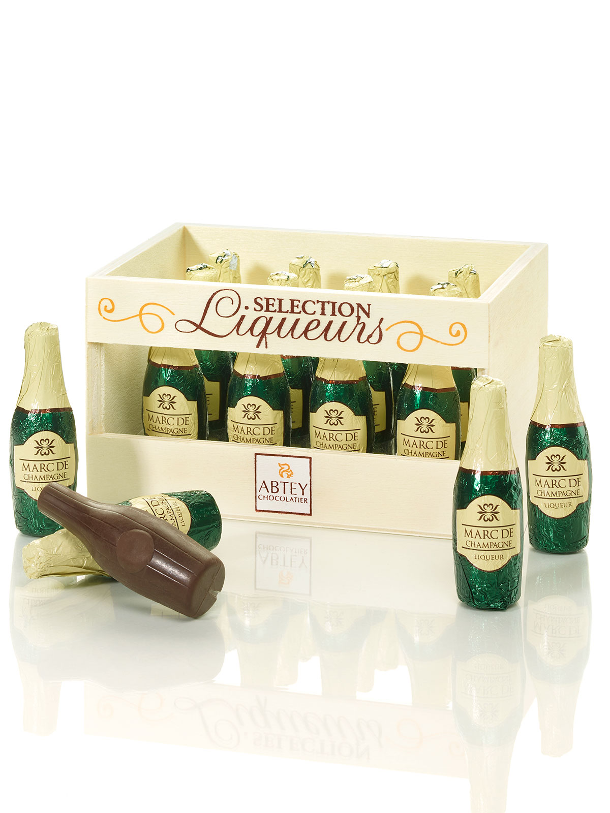 Likörfläschen Marc de Champagne 