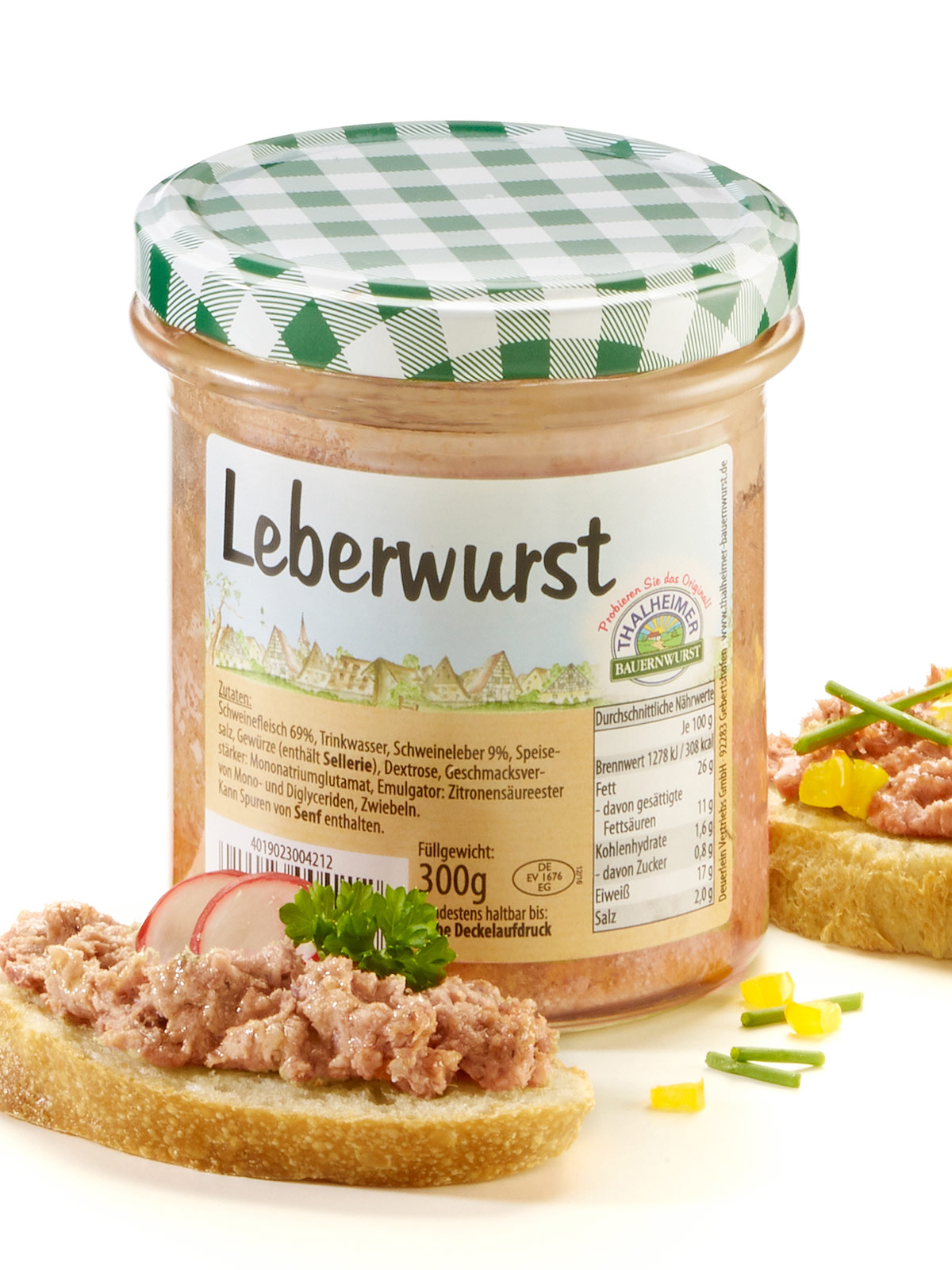 Fränkische Leberwurst im Glas