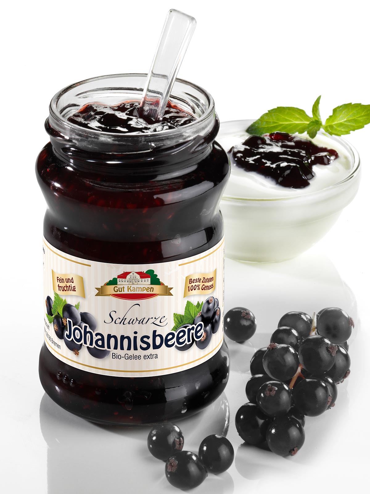 Schwarze Johannisbeere, Bio Gelee Extra