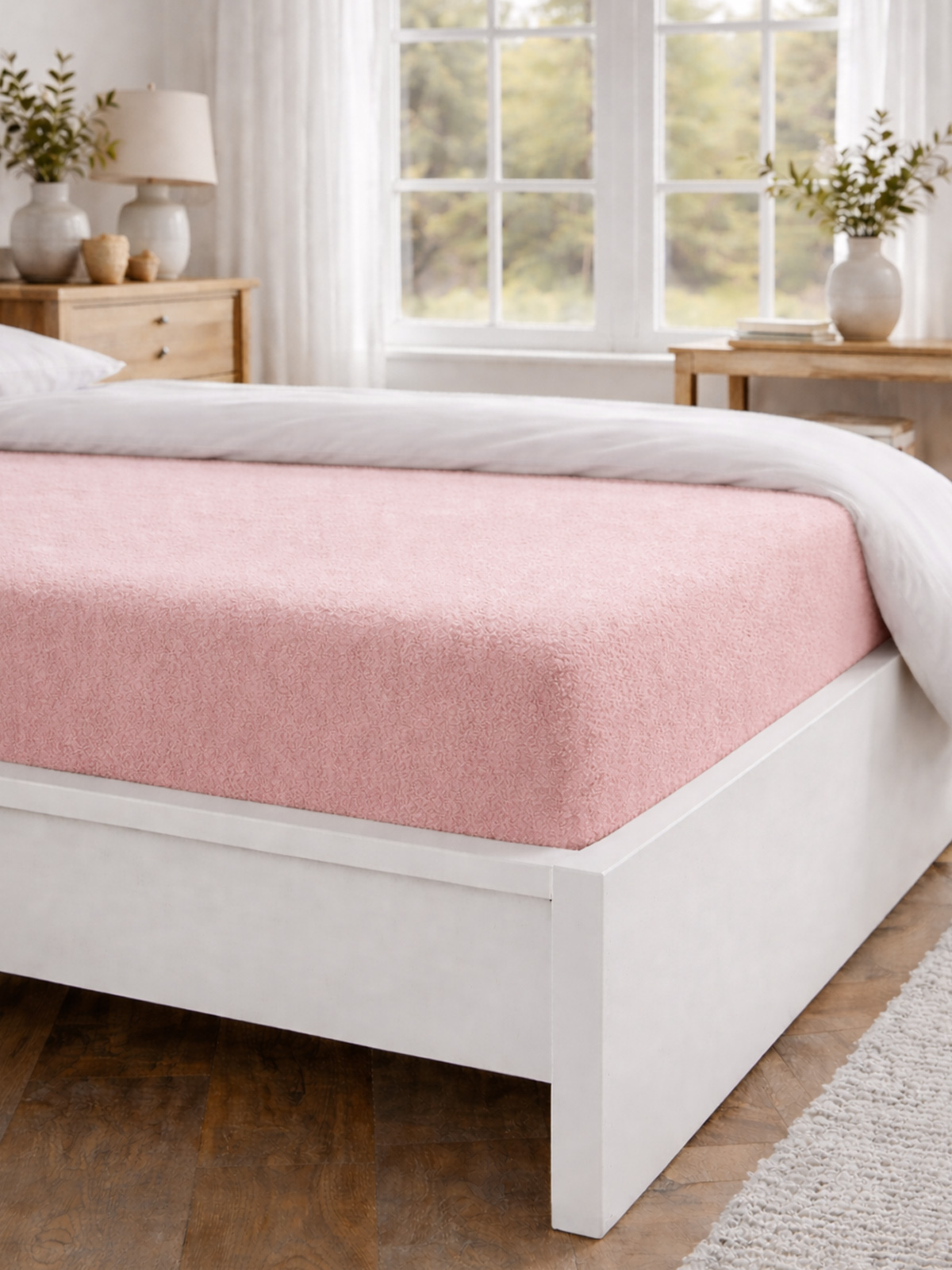 Spannbettlaken „Stella“ , Rosé